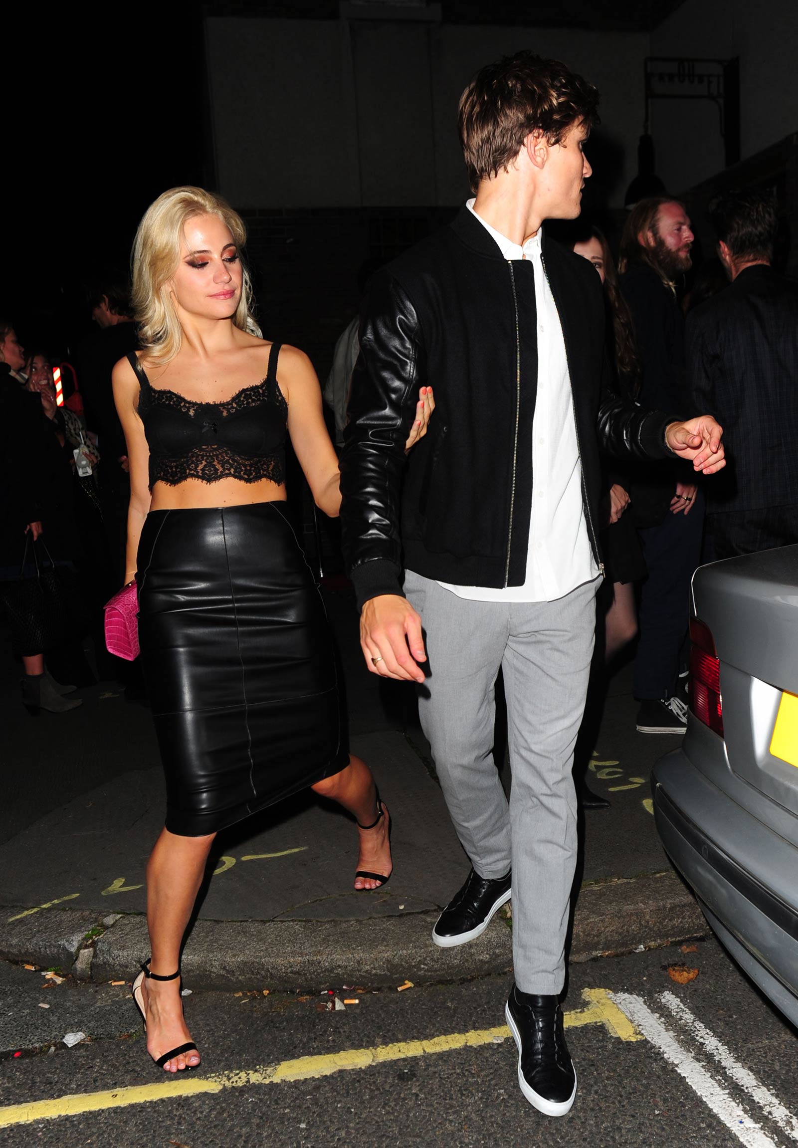 Pixie Lott leaving the Carousel in London