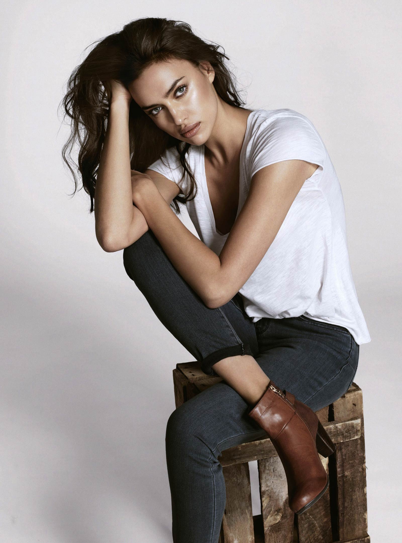 Irina Shayk photoshoot for Xti Footwear Fall/Winter 2015/2016