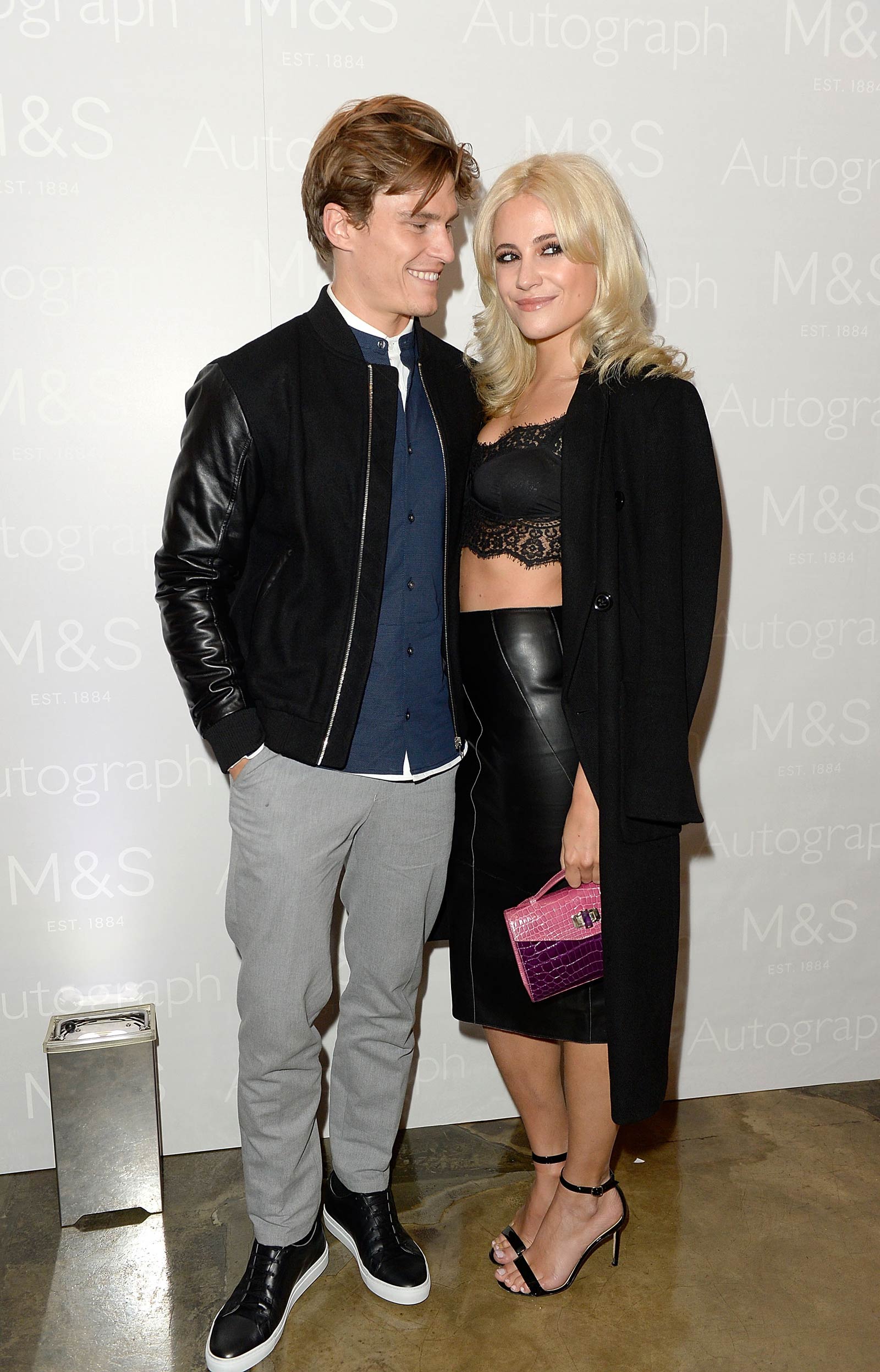 Pixie Lott, her sister & Zoe Hardman attend Autograph Menswear Marks & Spencer Party