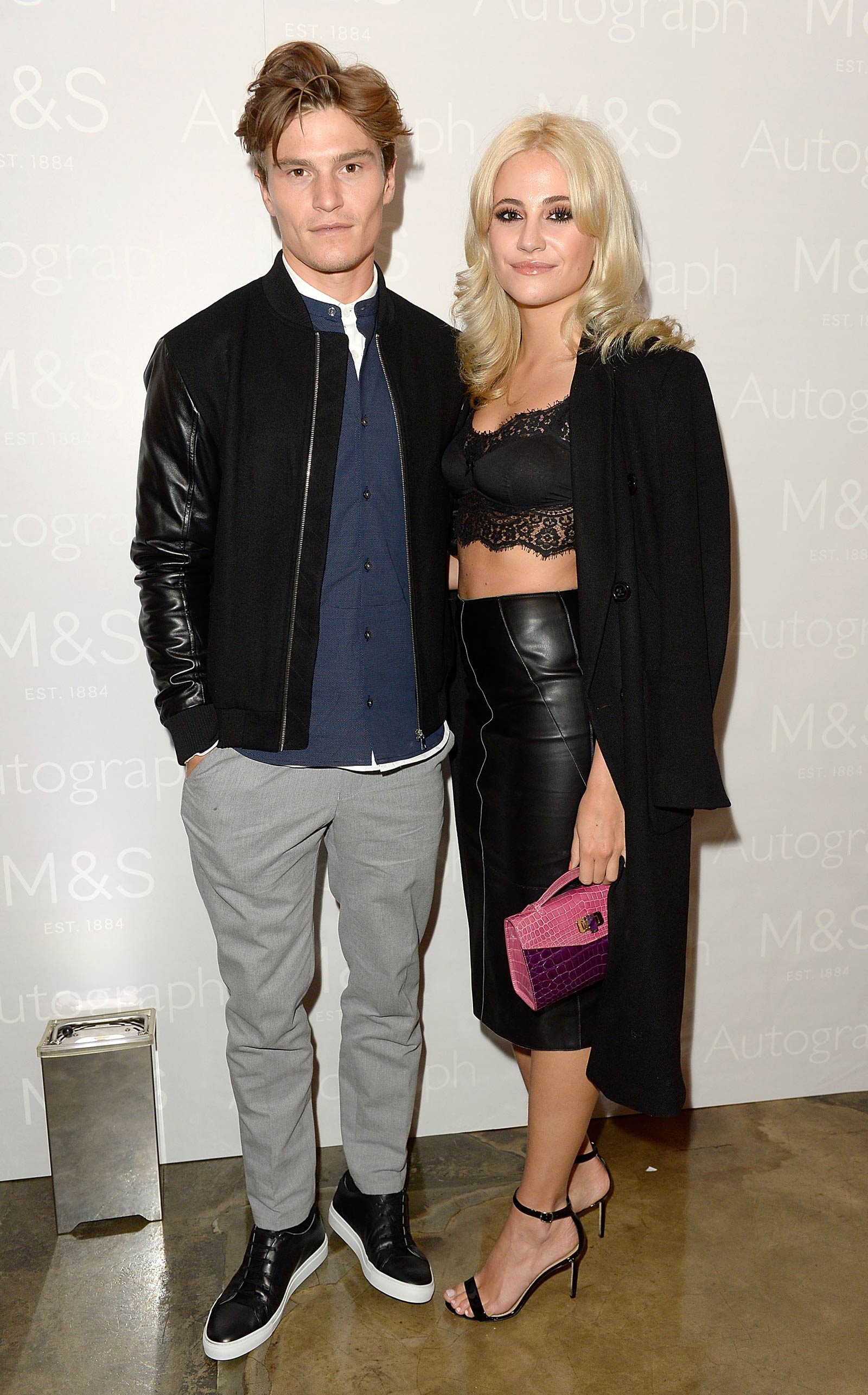 Pixie Lott, her sister & Zoe Hardman attend Autograph Menswear Marks & Spencer Party