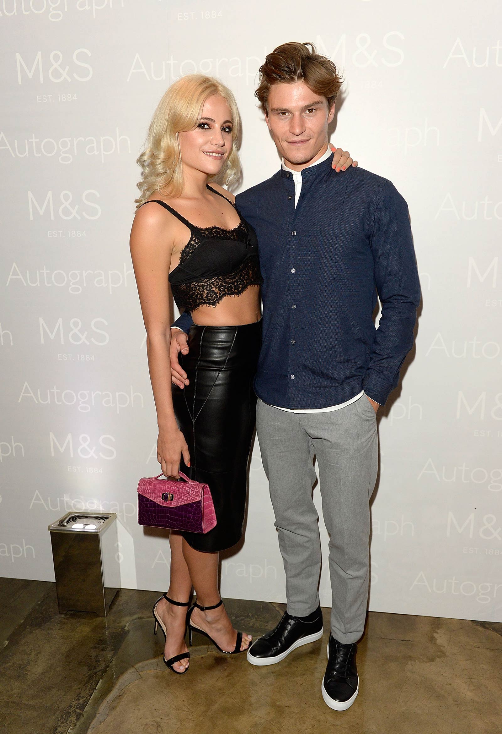 Pixie Lott, her sister & Zoe Hardman attend Autograph Menswear Marks & Spencer Party