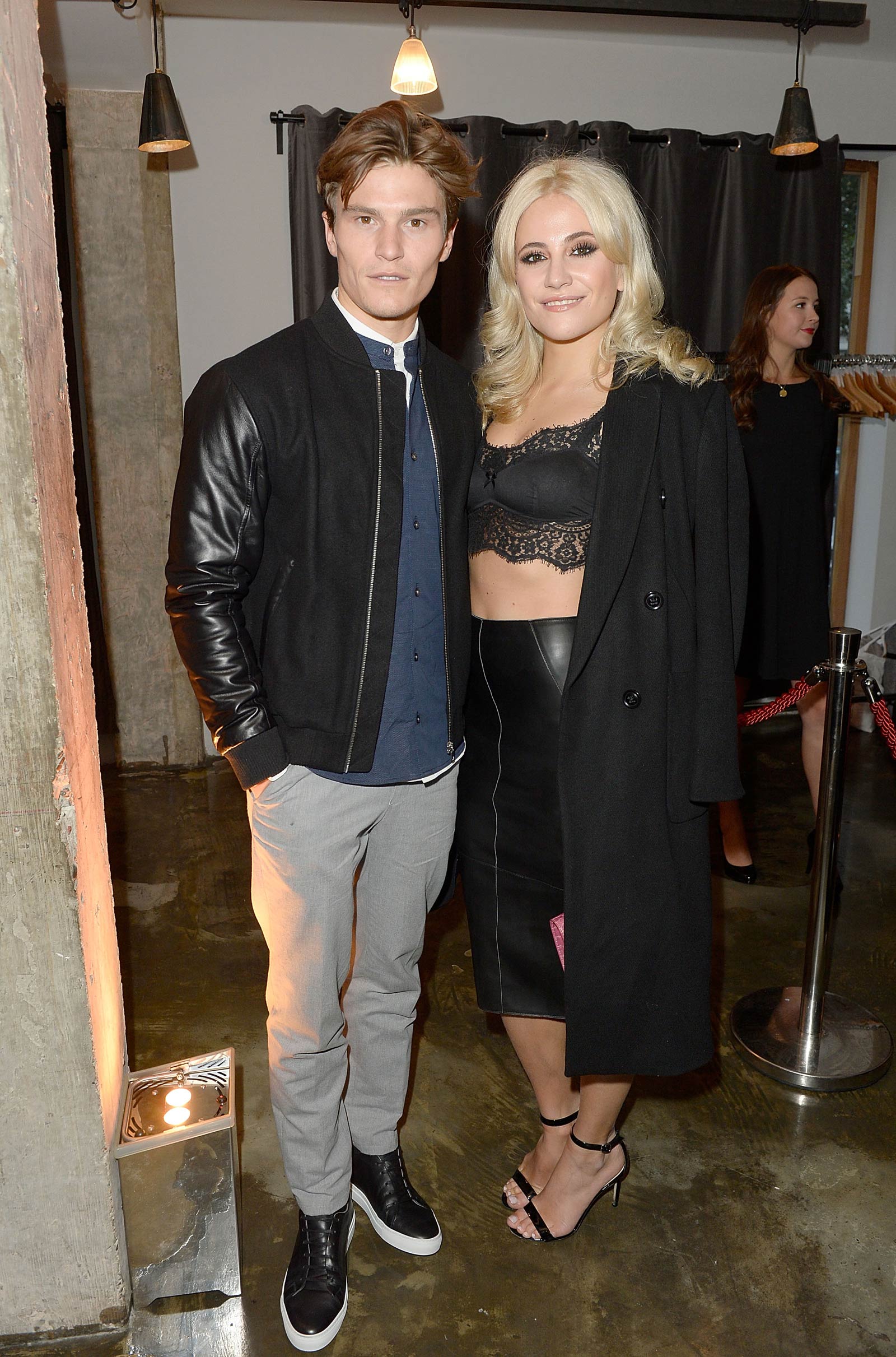 Pixie Lott, her sister & Zoe Hardman attend Autograph Menswear Marks & Spencer Party