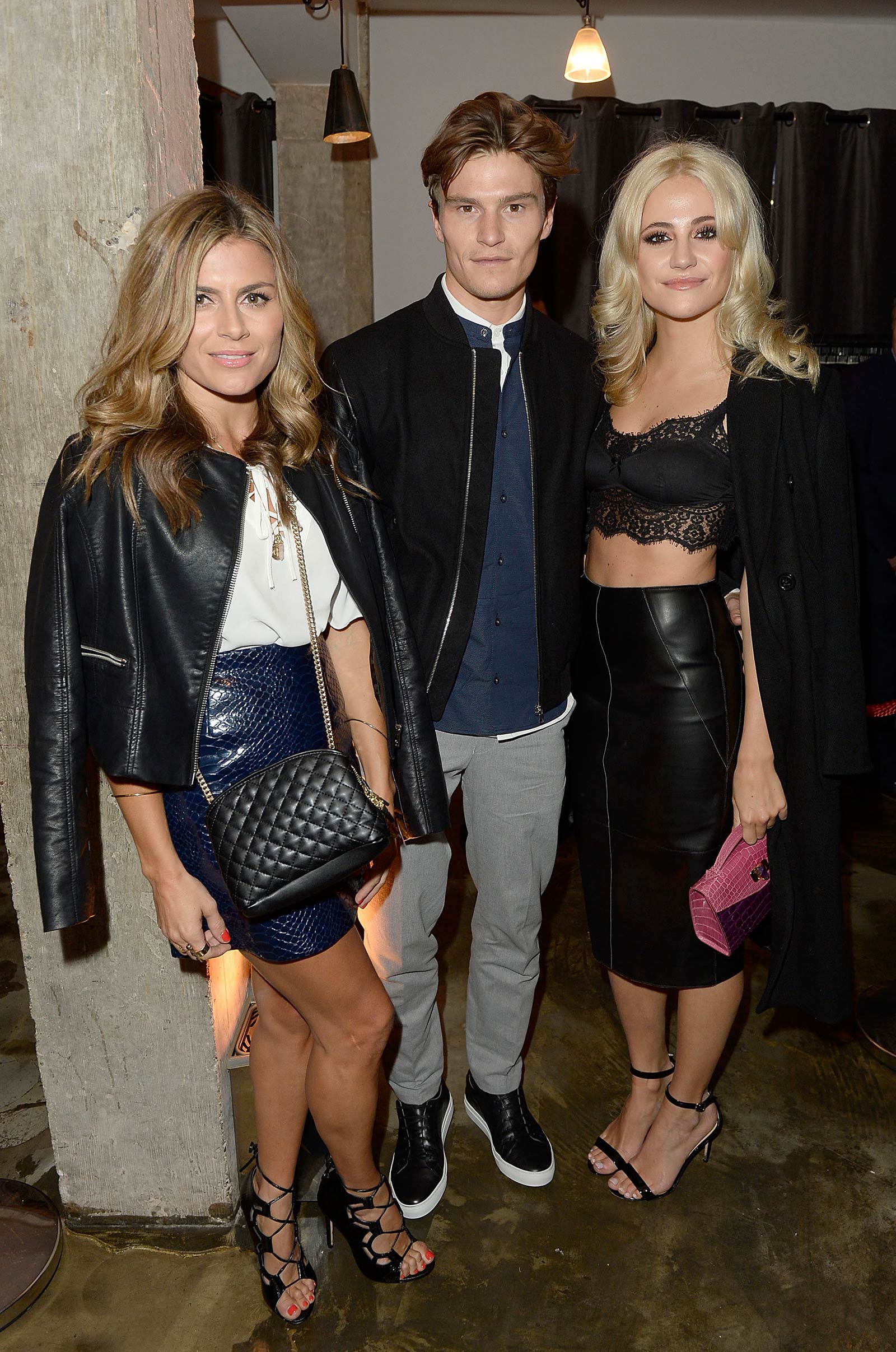 Pixie Lott, her sister & Zoe Hardman attend Autograph Menswear Marks & Spencer Party