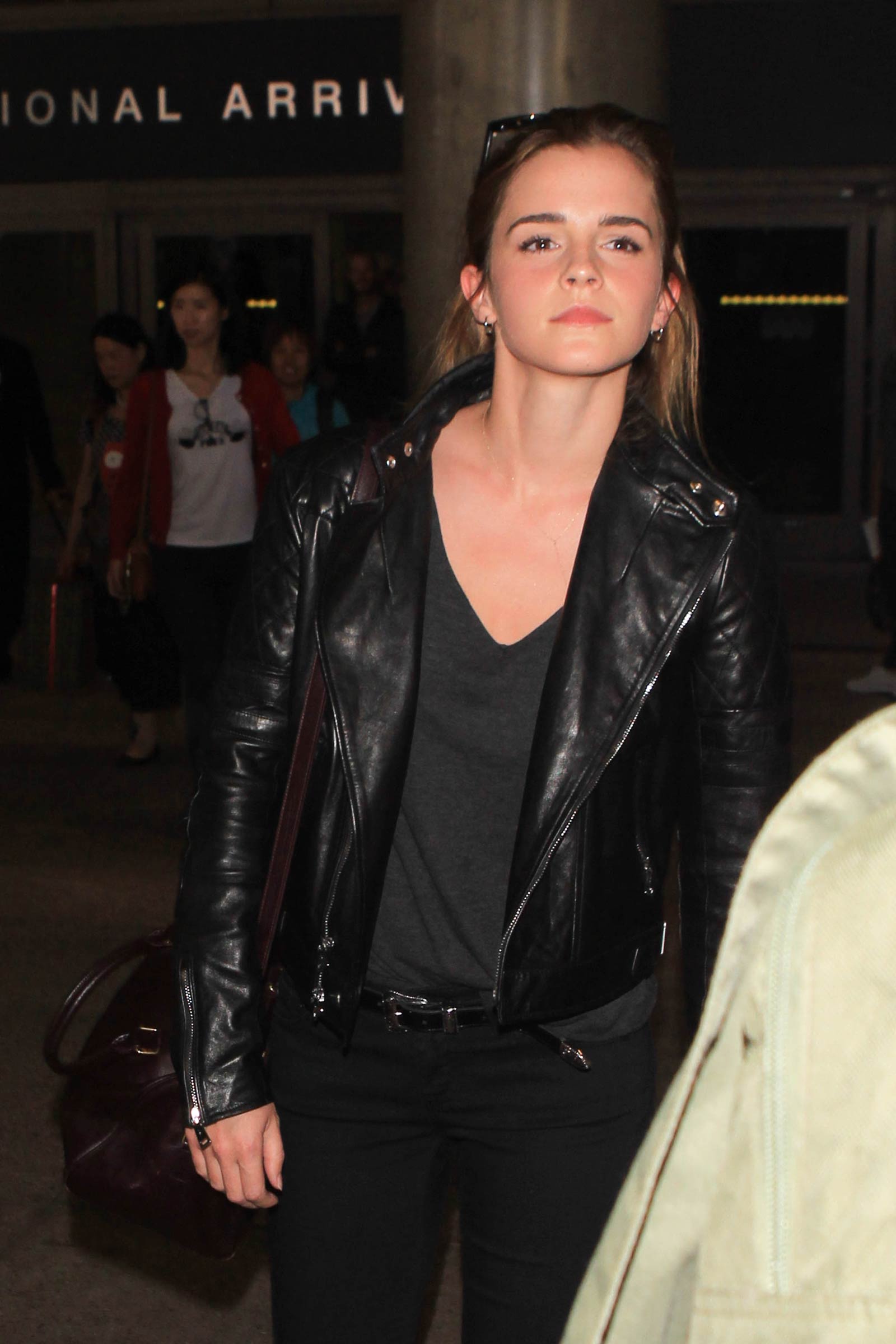 Emma Watson seen at LAX