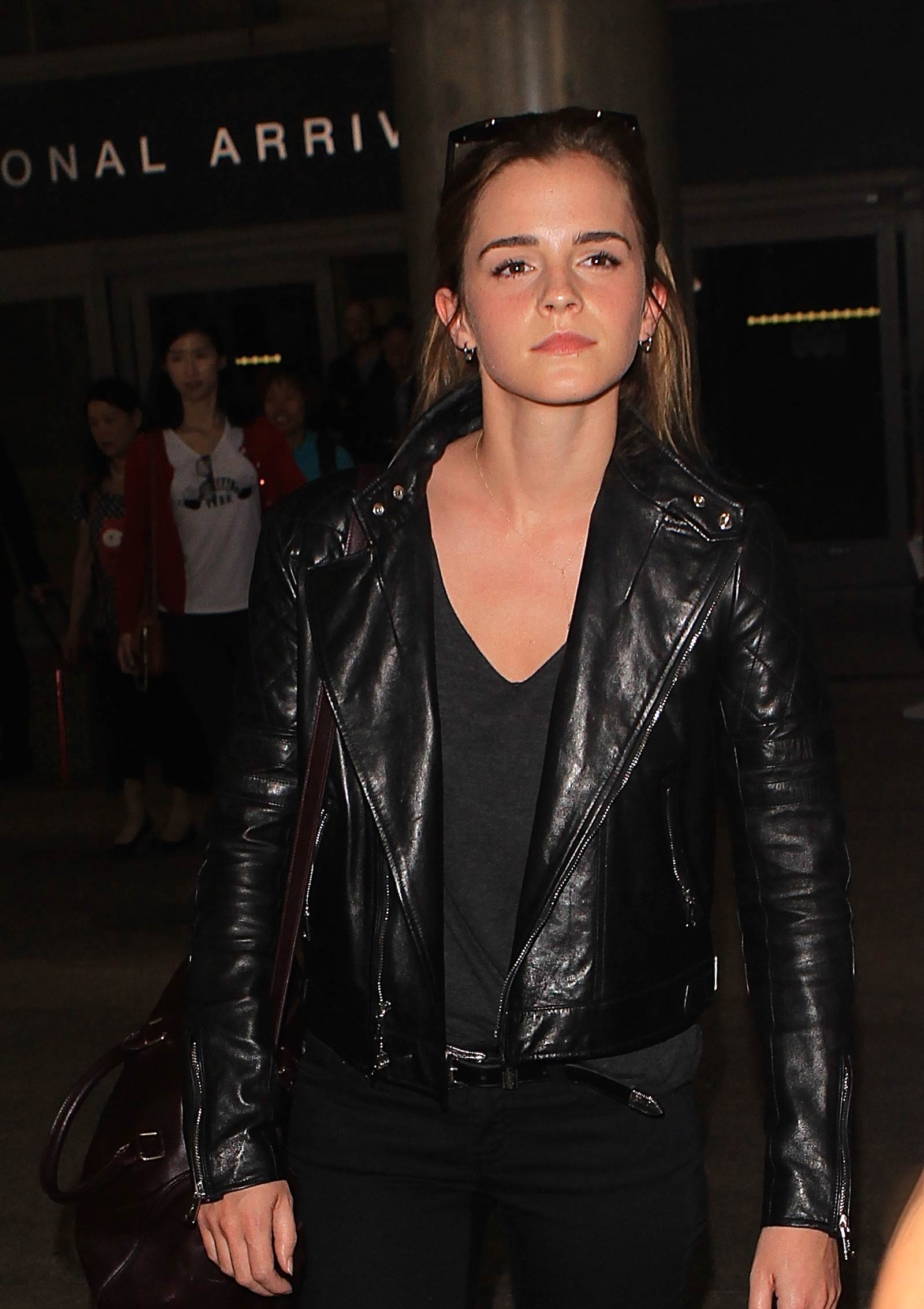 Emma Watson seen at LAX