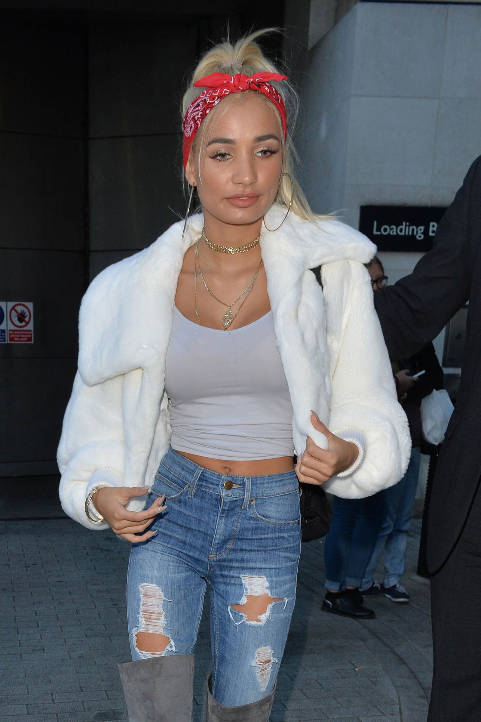 Pia Mia Perez at BBC Radio 1 in London