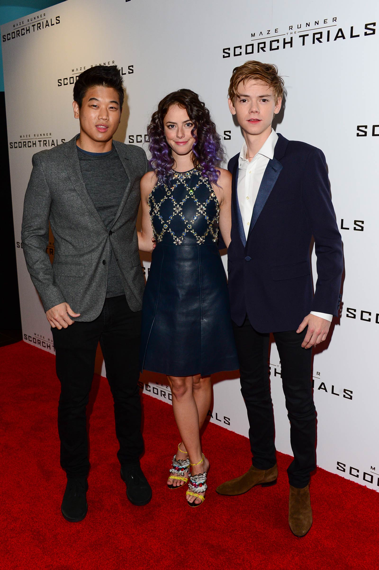 Kaya Scodelario attends Maze Runner The Scorch Trials premiere