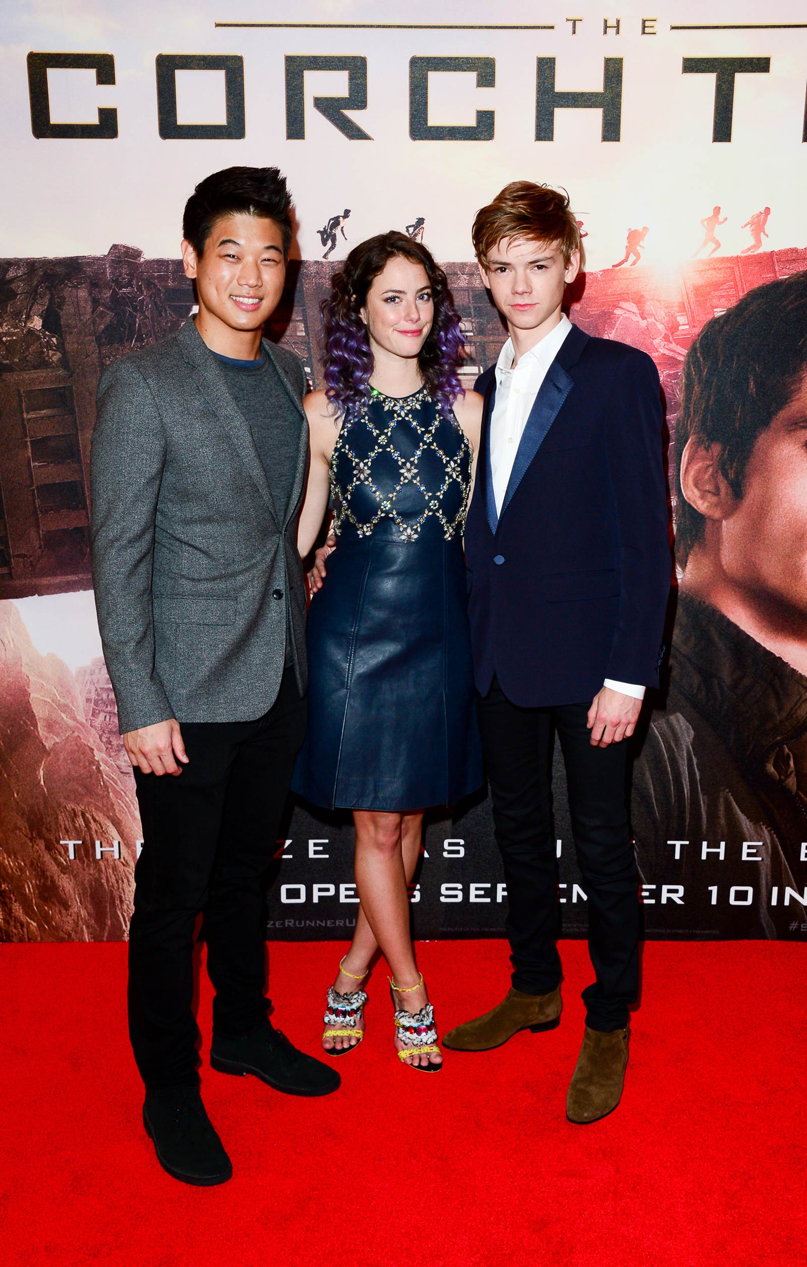 Kaya Scodelario attends Maze Runner The Scorch Trials premiere