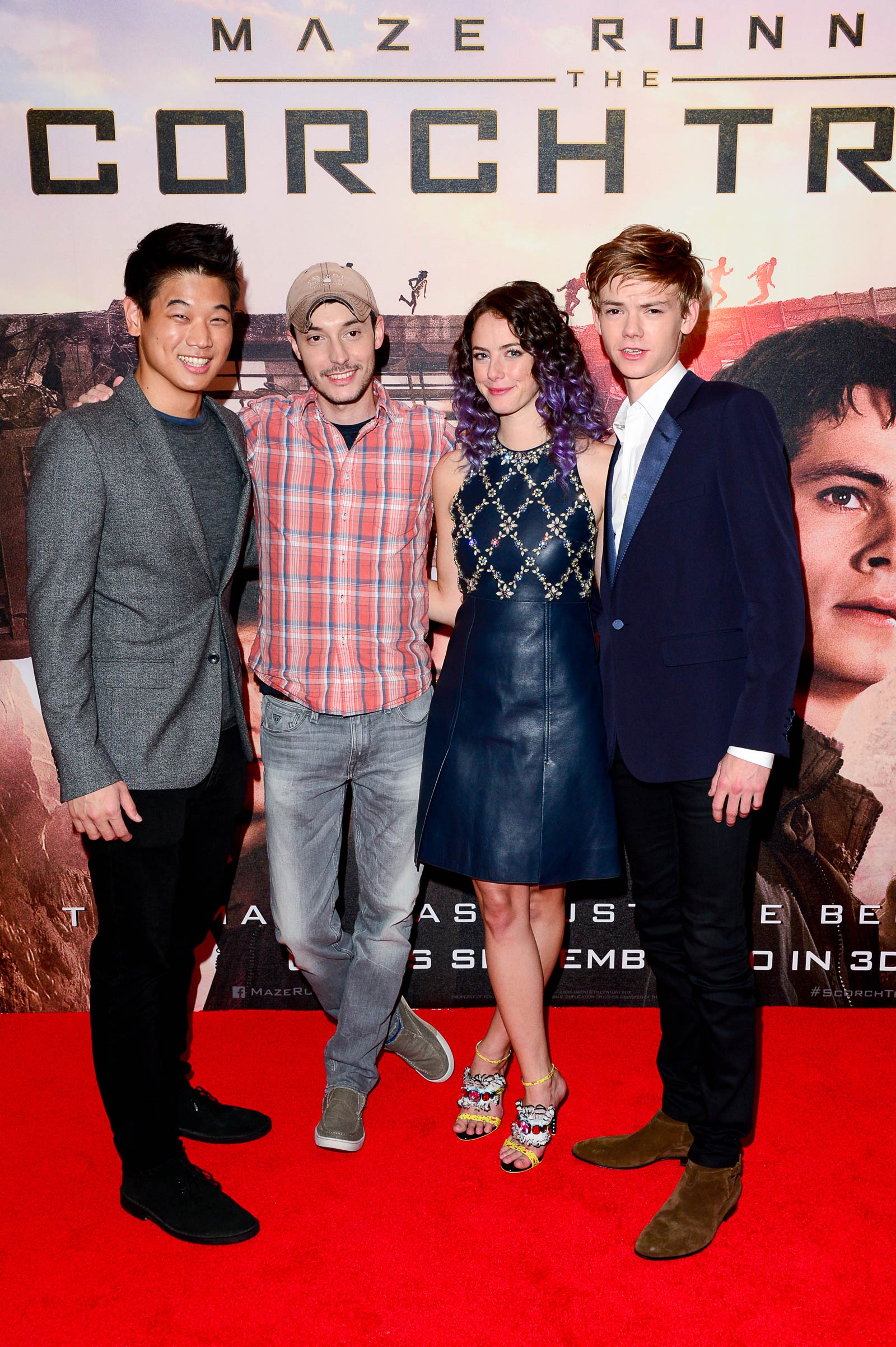 Kaya Scodelario attends Maze Runner The Scorch Trials premiere