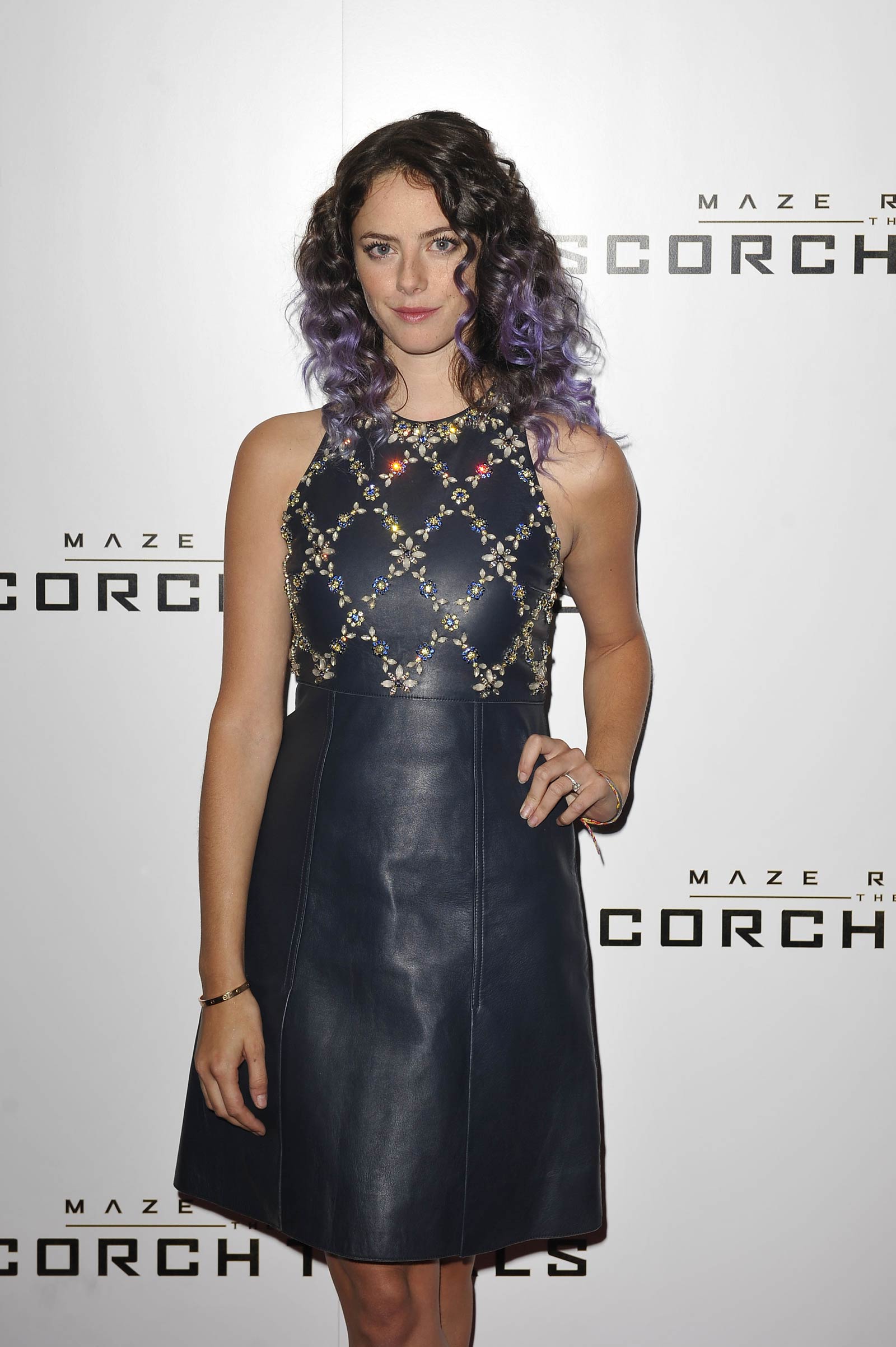 Kaya Scodelario attends Maze Runner The Scorch Trials premiere