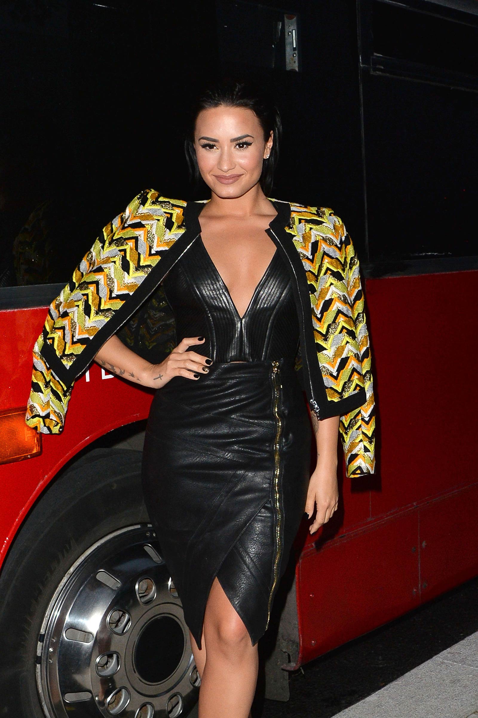 Demi Lovato out and about candids in London