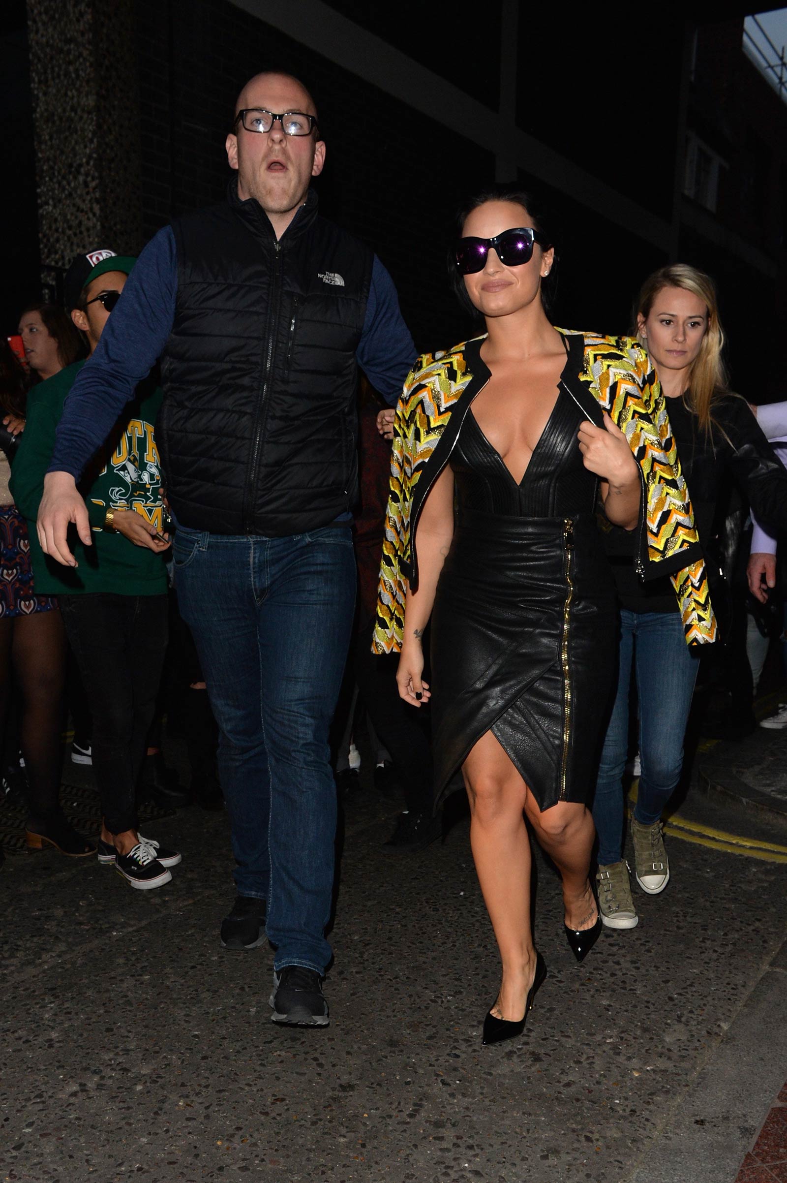 Demi Lovato out and about candids in London