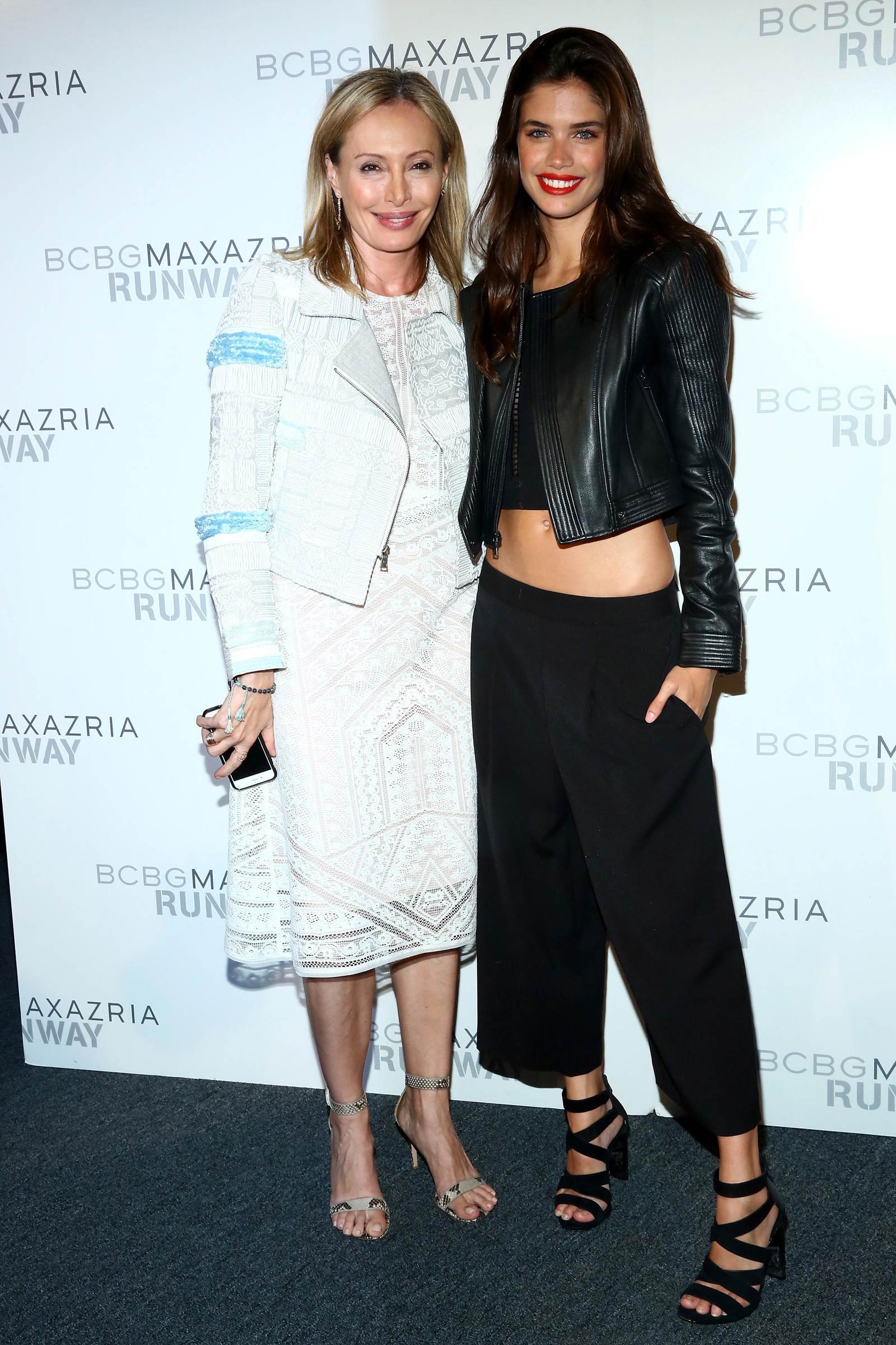 Sara Sampaio attends BCBGMAXAZRIA fashion show