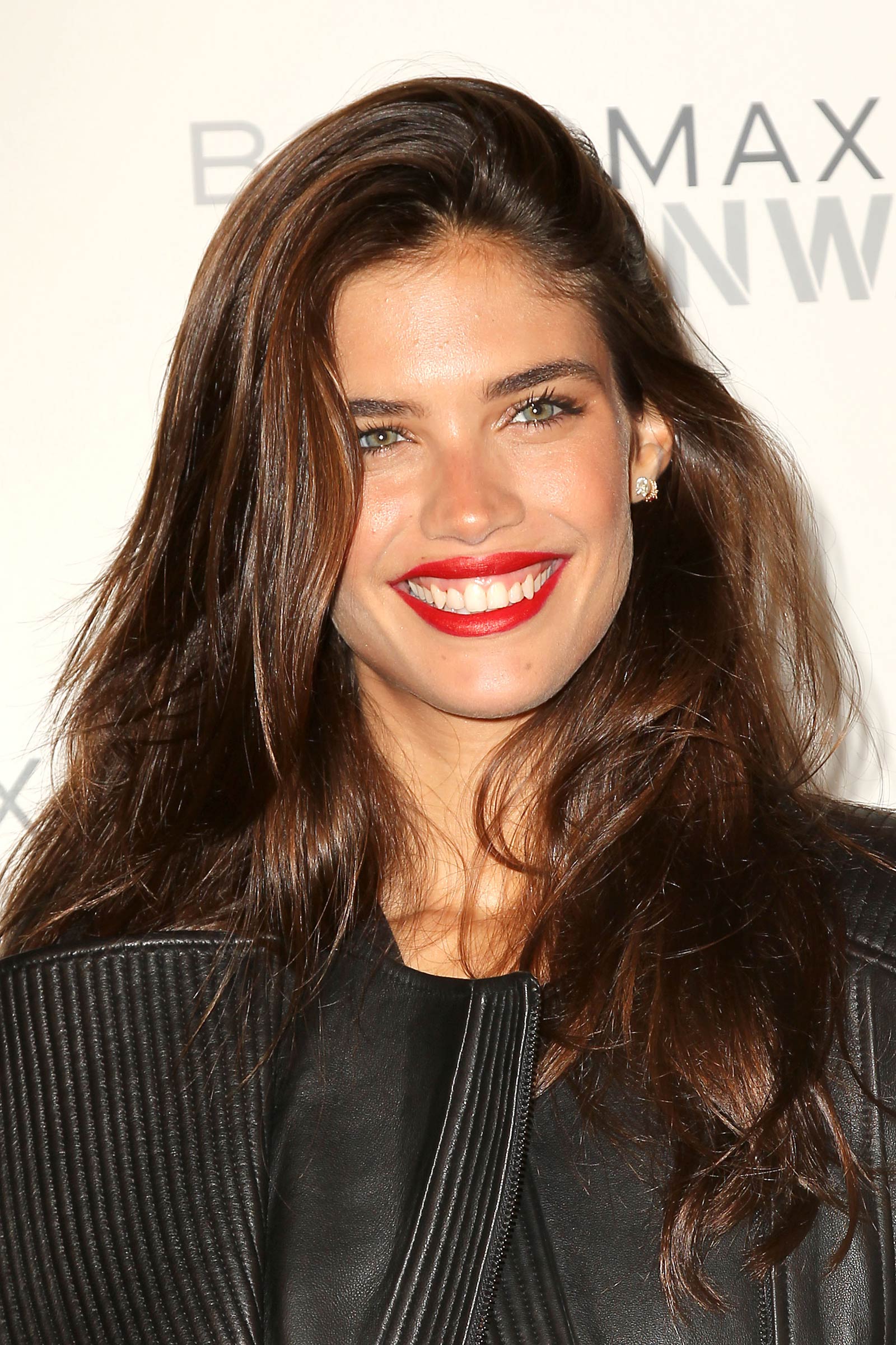 Sara Sampaio attends BCBGMAXAZRIA fashion show