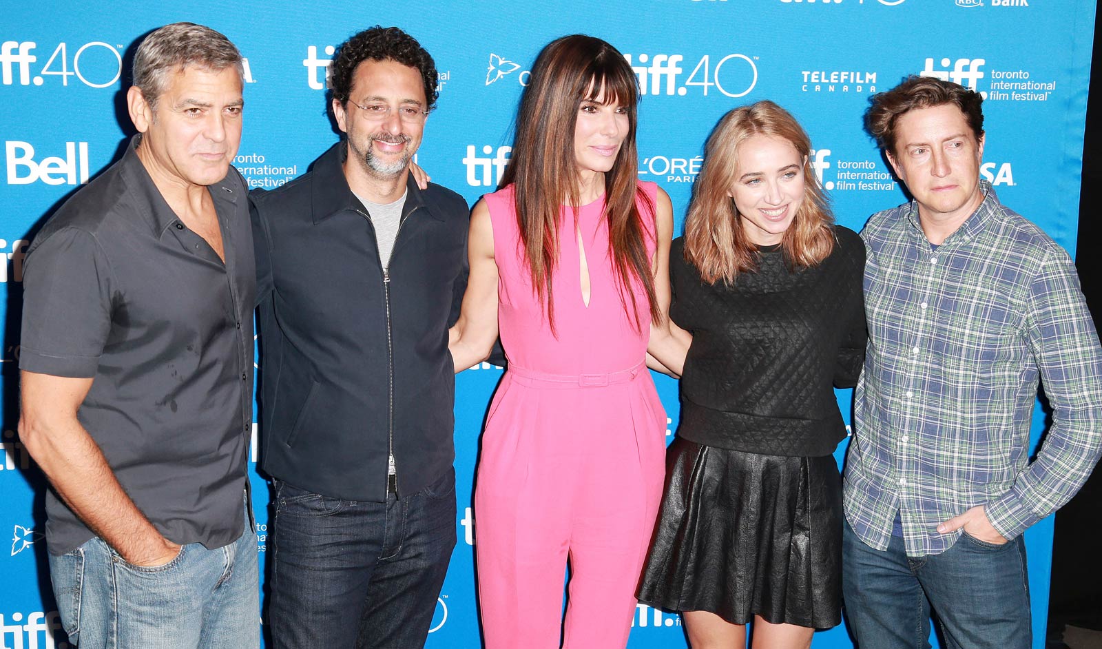 Zoe Kazan attends the Our Brand Is Crisis press conference