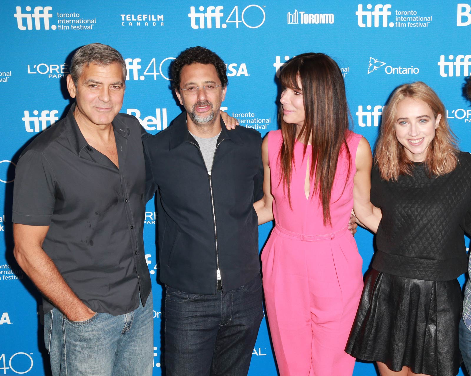 Zoe Kazan attends the Our Brand Is Crisis press conference