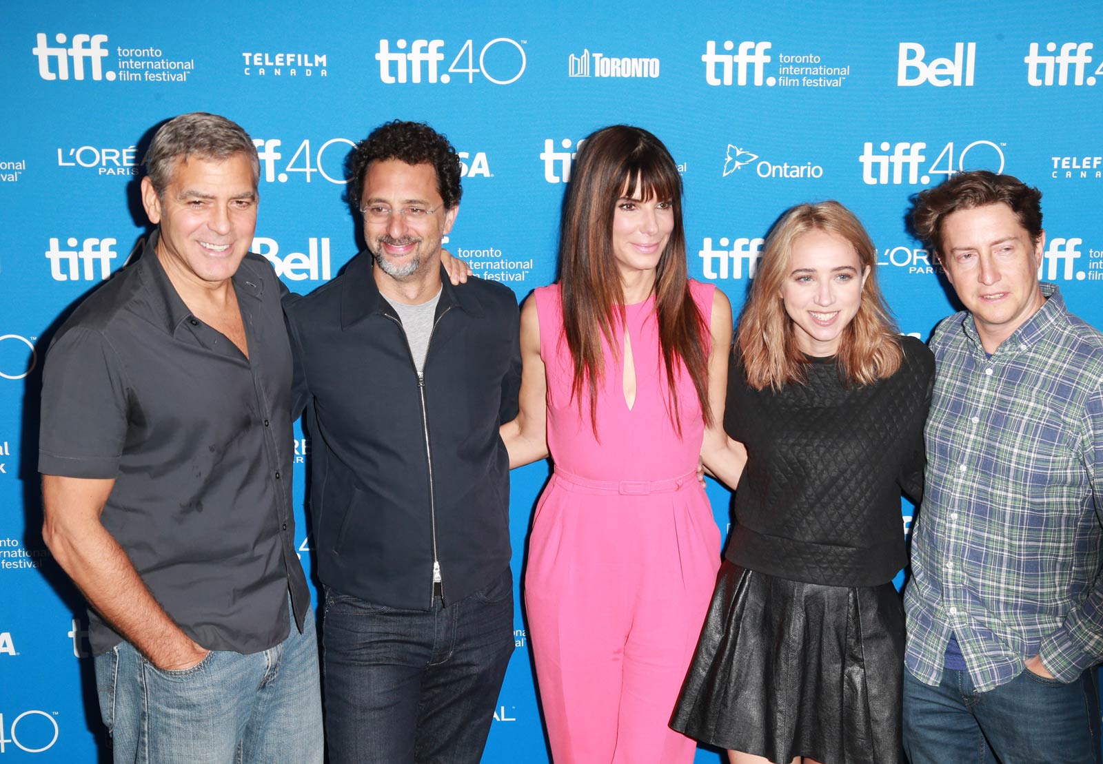 Zoe Kazan attends the Our Brand Is Crisis press conference