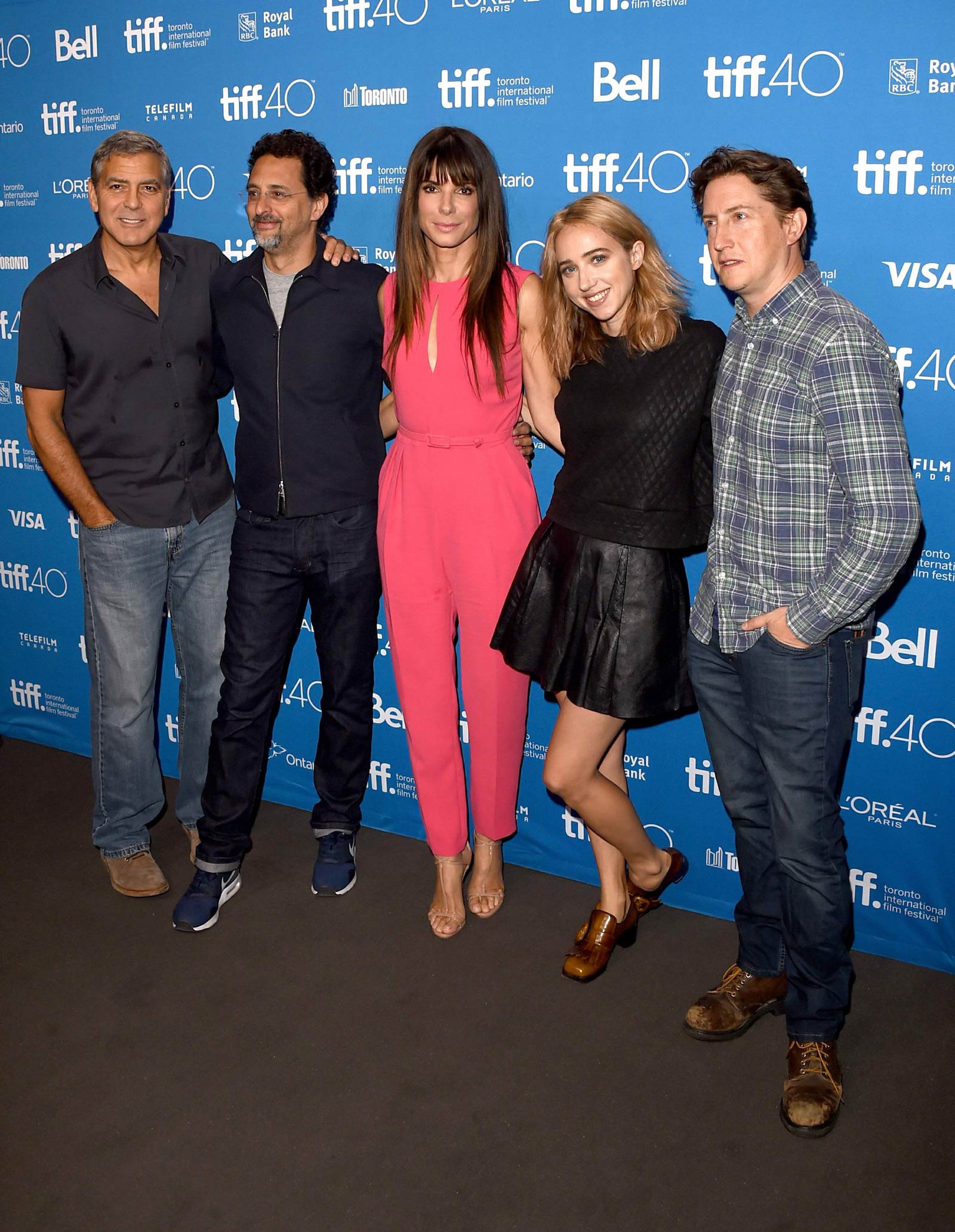 Zoe Kazan attends the Our Brand Is Crisis press conference