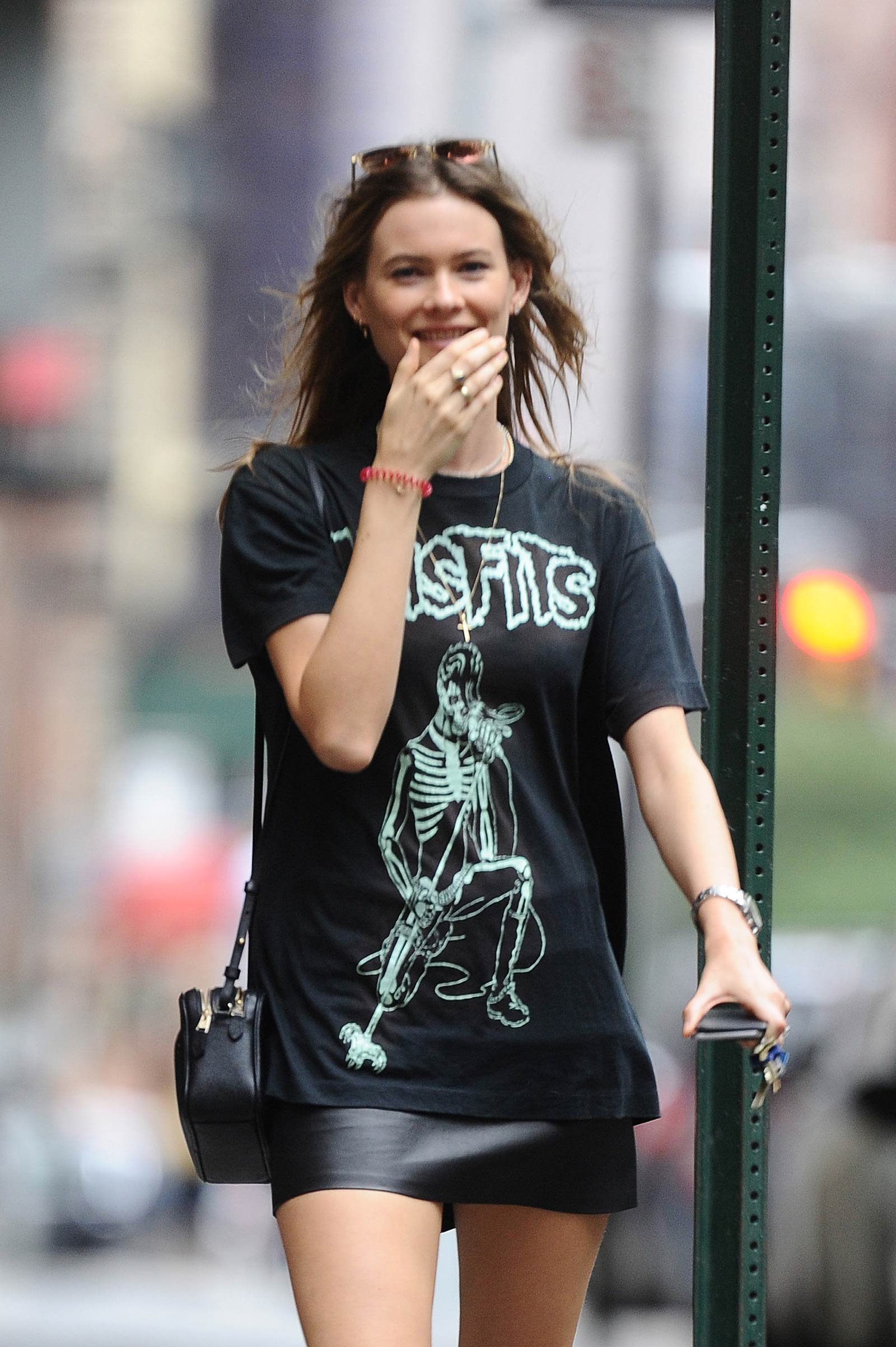 Behati Prinsloo out in New York City