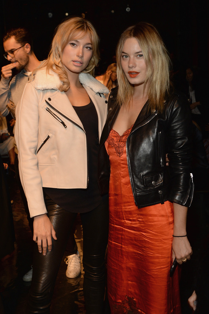 Hailey Baldwin attends the rag & bone Spring 2016 fashion show