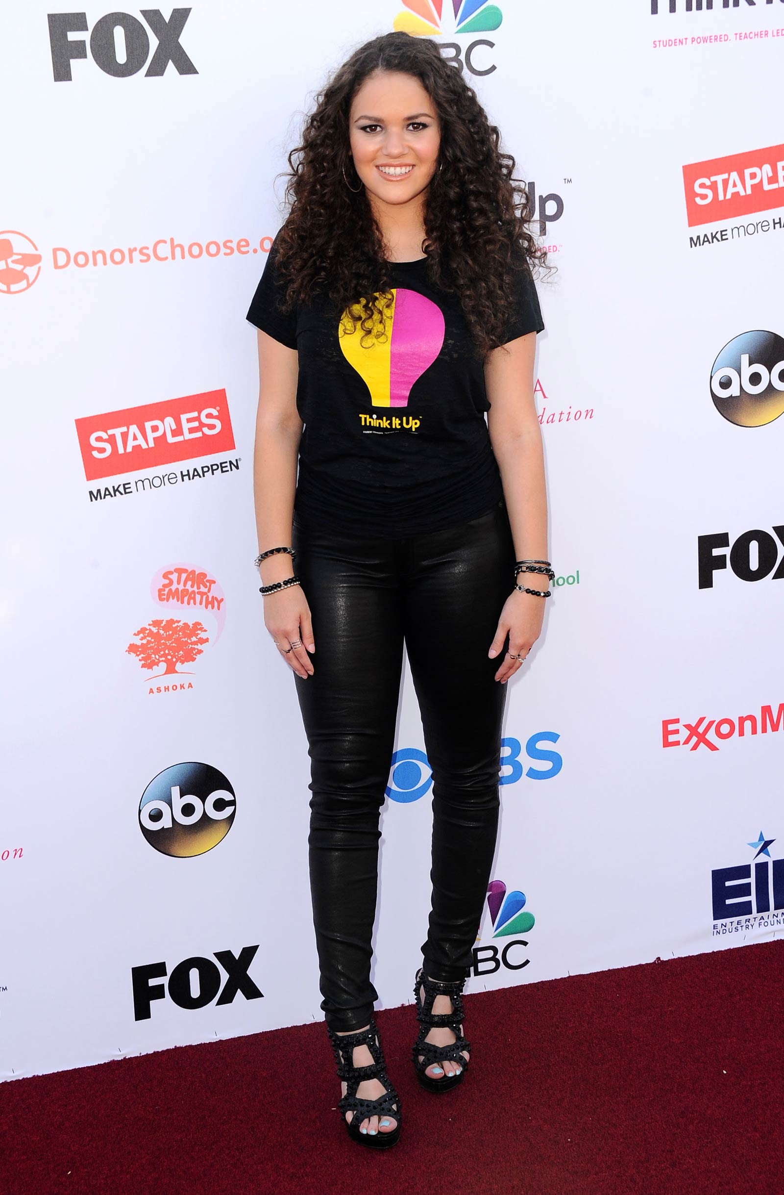 Madison Pettis attends Think It Up Education Initiative Telecast