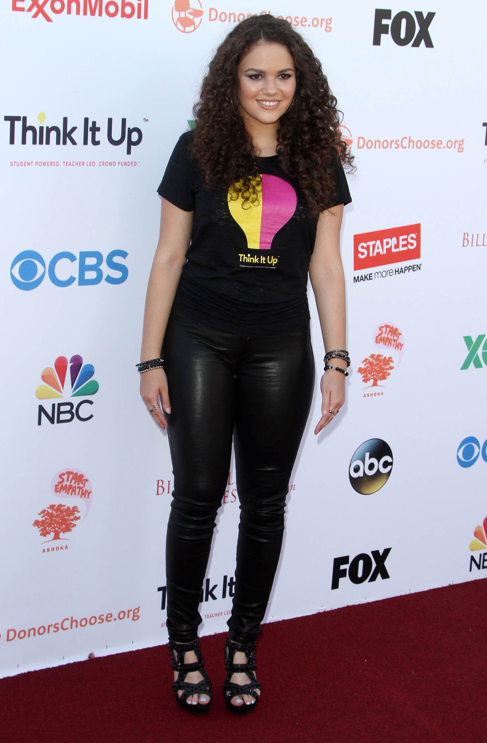 Madison Pettis attends Think It Up Education Initiative Telecast