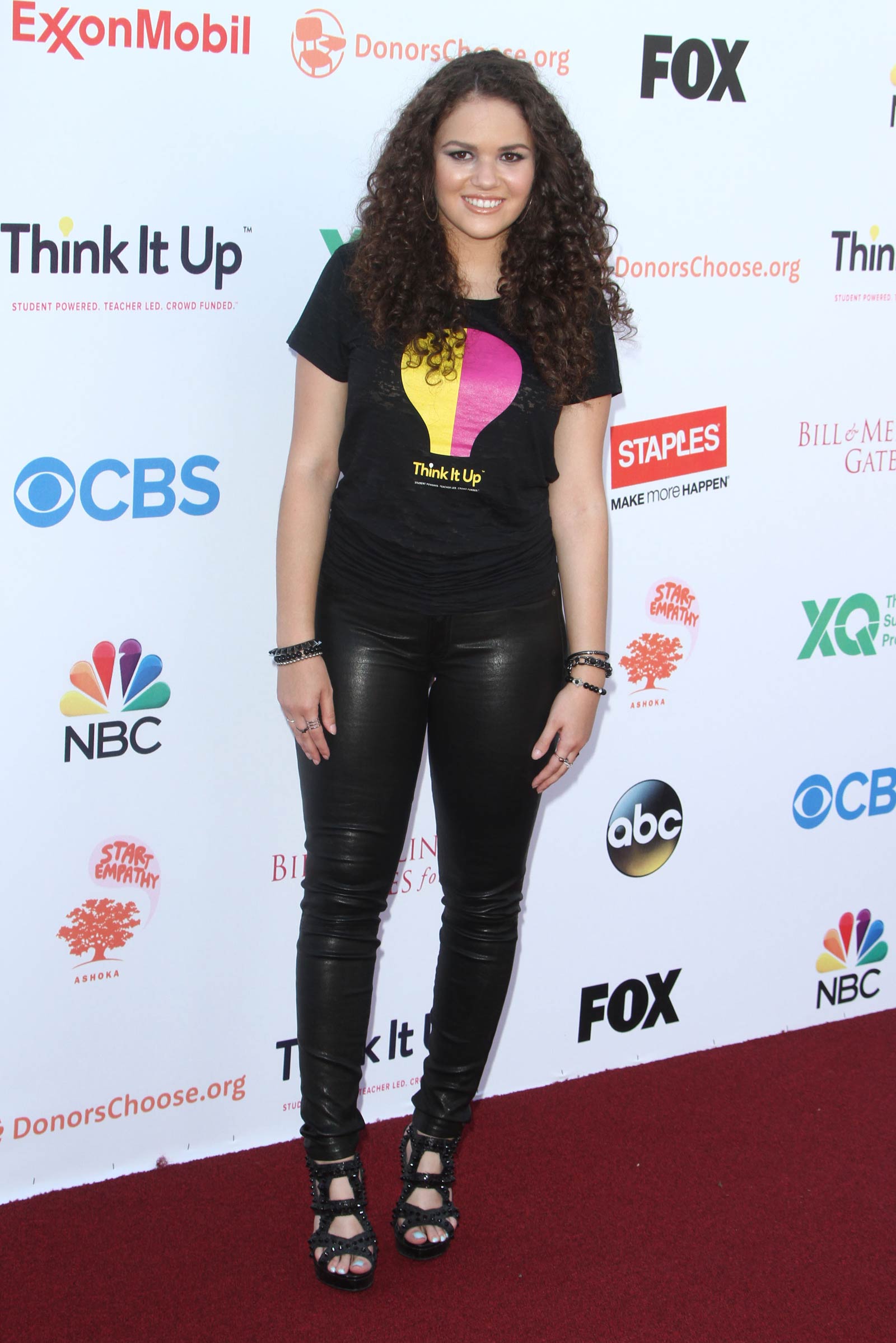 Madison Pettis attends Think It Up Education Initiative Telecast