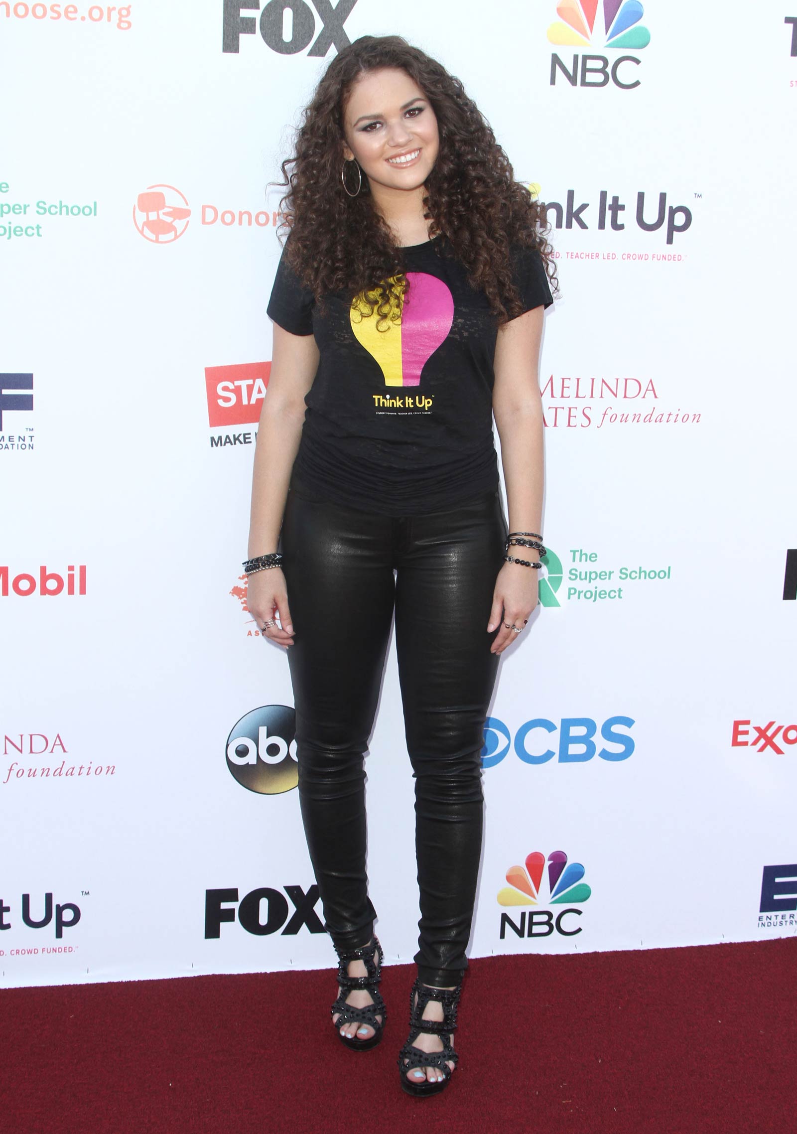 Madison Pettis attends Think It Up Education Initiative Telecast