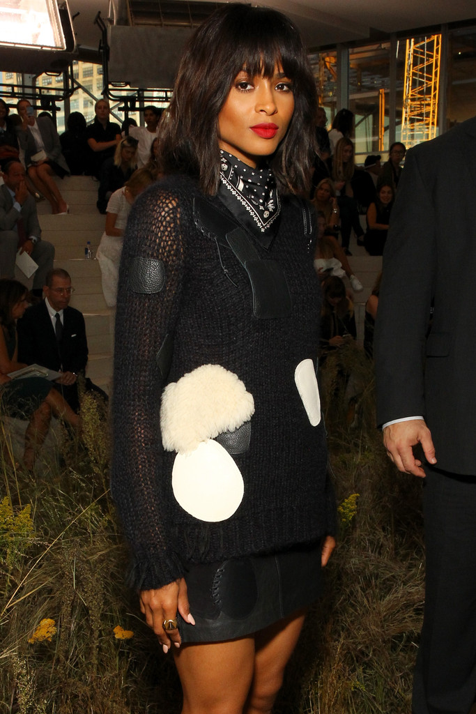 Ciara attends the Coach Women’s Spring 2016 fashion show