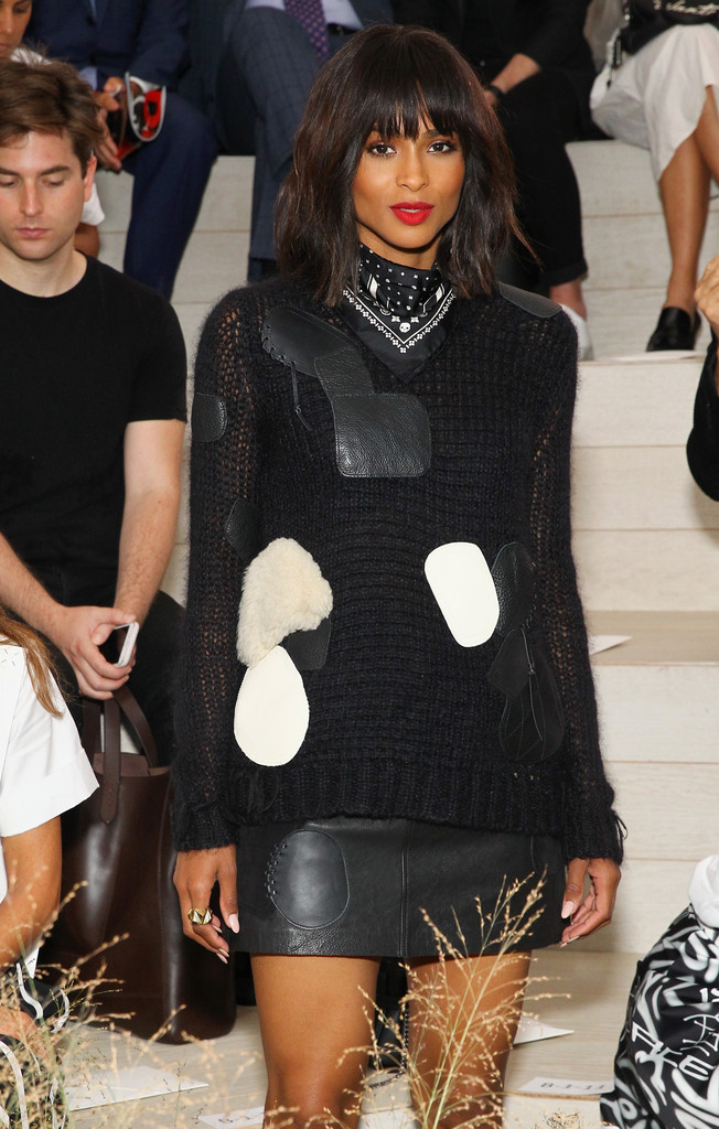 Ciara attends the Coach Women’s Spring 2016 fashion show