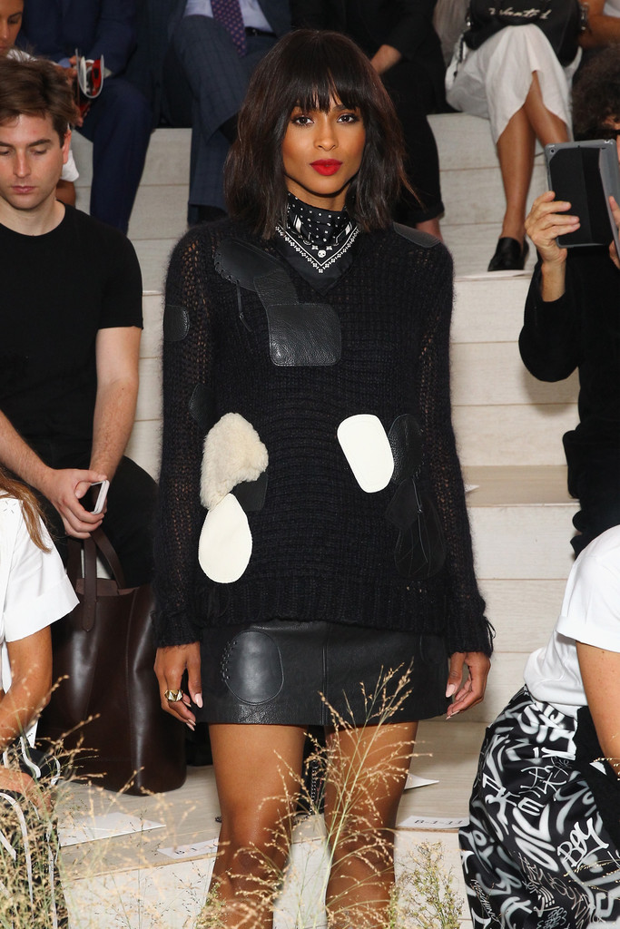 Ciara attends the Coach Women’s Spring 2016 fashion show