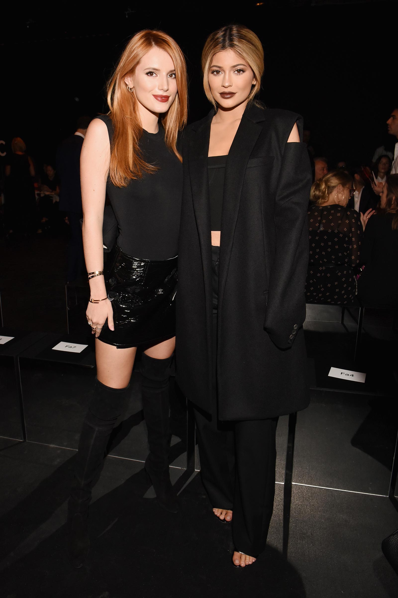 Bella Thorne attends Vera Wang fashion show