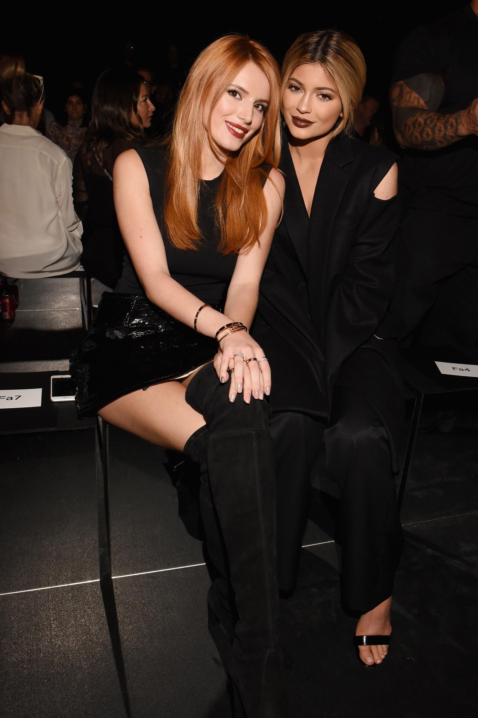 Bella Thorne attends Vera Wang fashion show