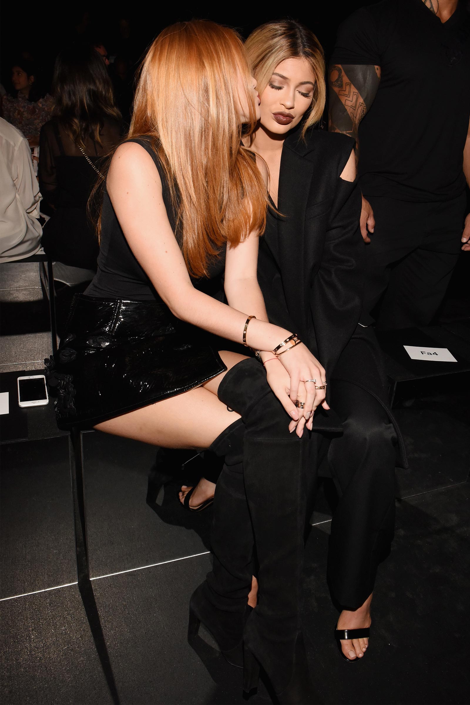 Bella Thorne attends Vera Wang fashion show