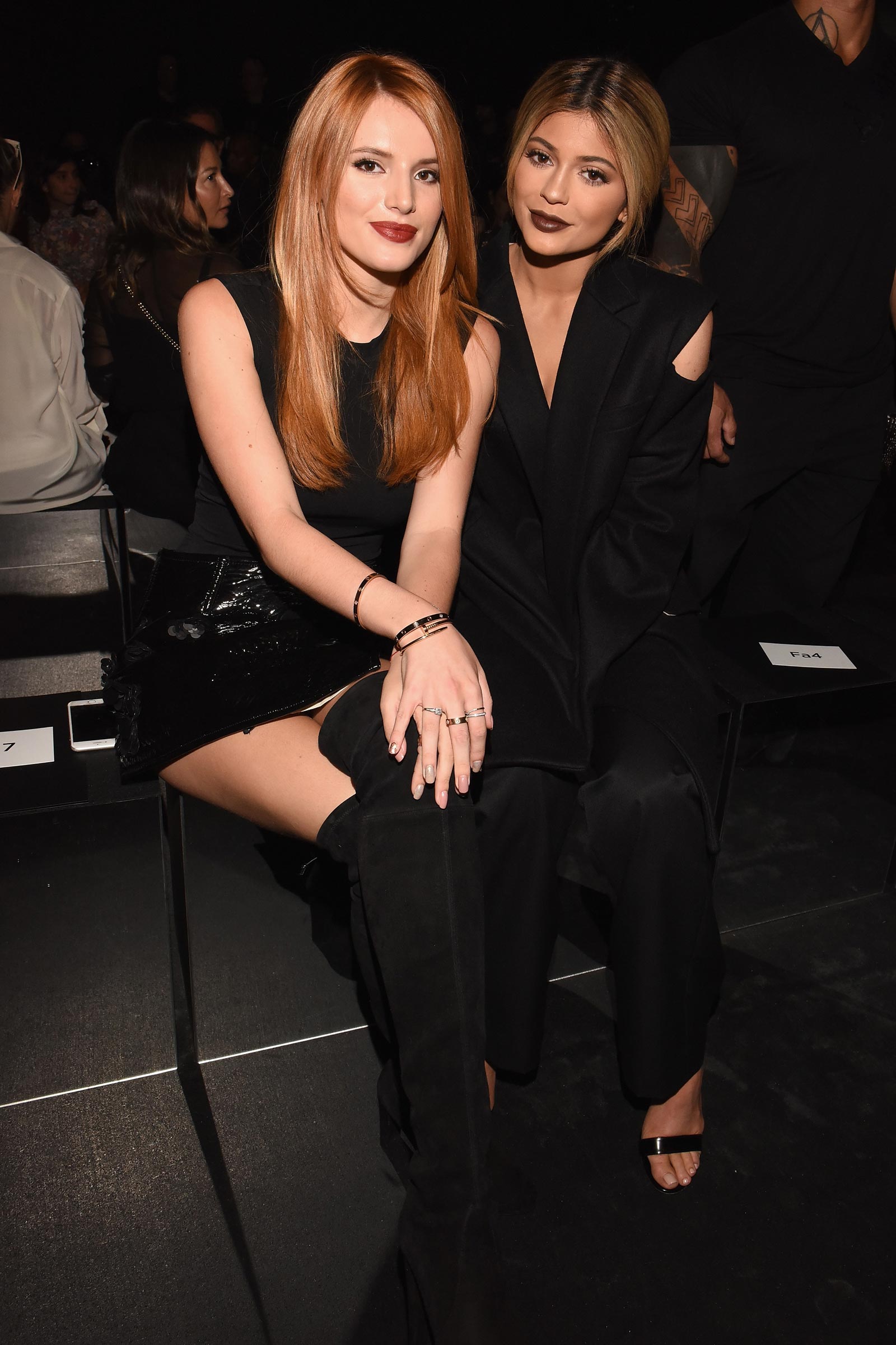 Bella Thorne attends Vera Wang fashion show