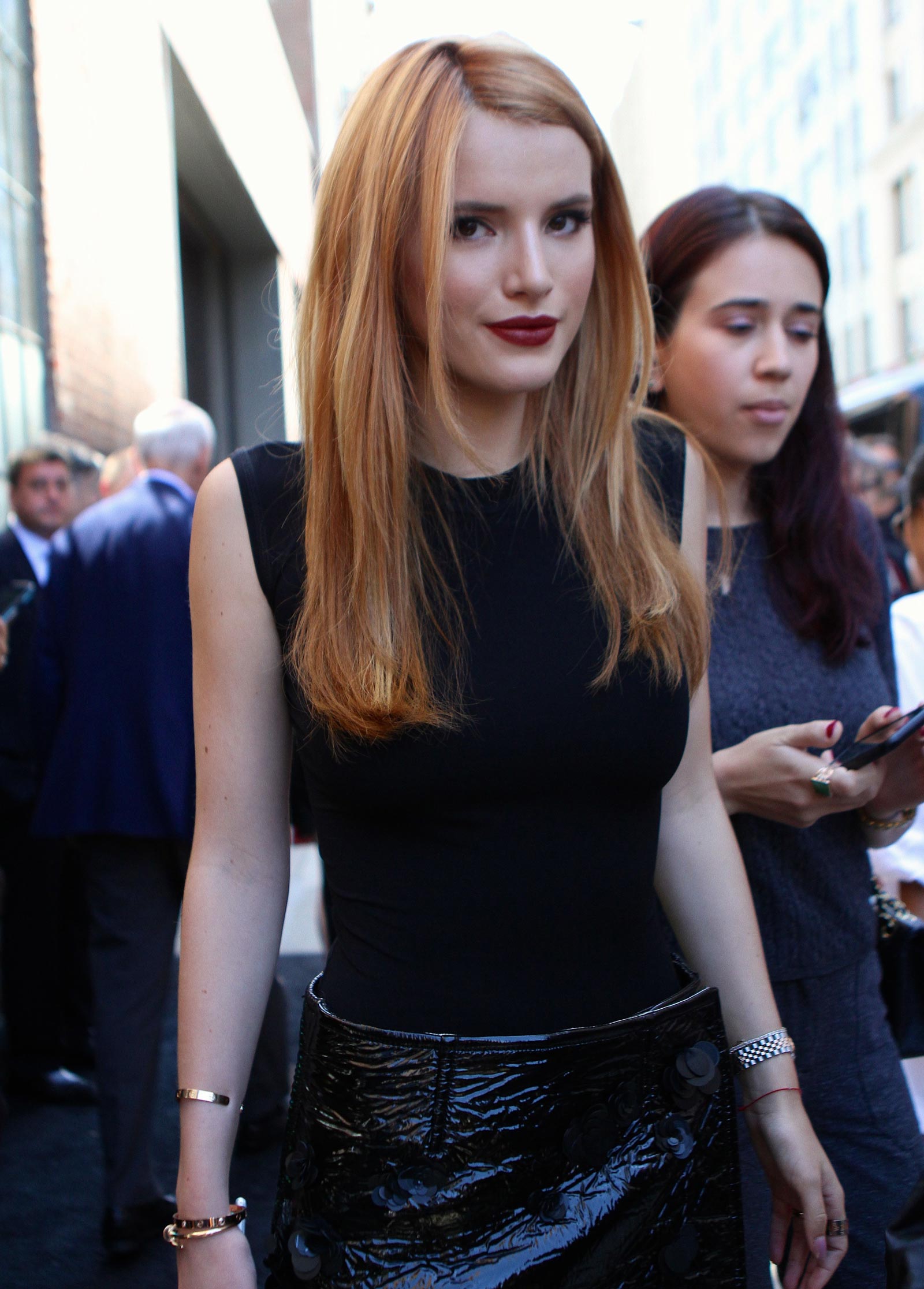 Bella Thorne attends Vera Wang fashion show