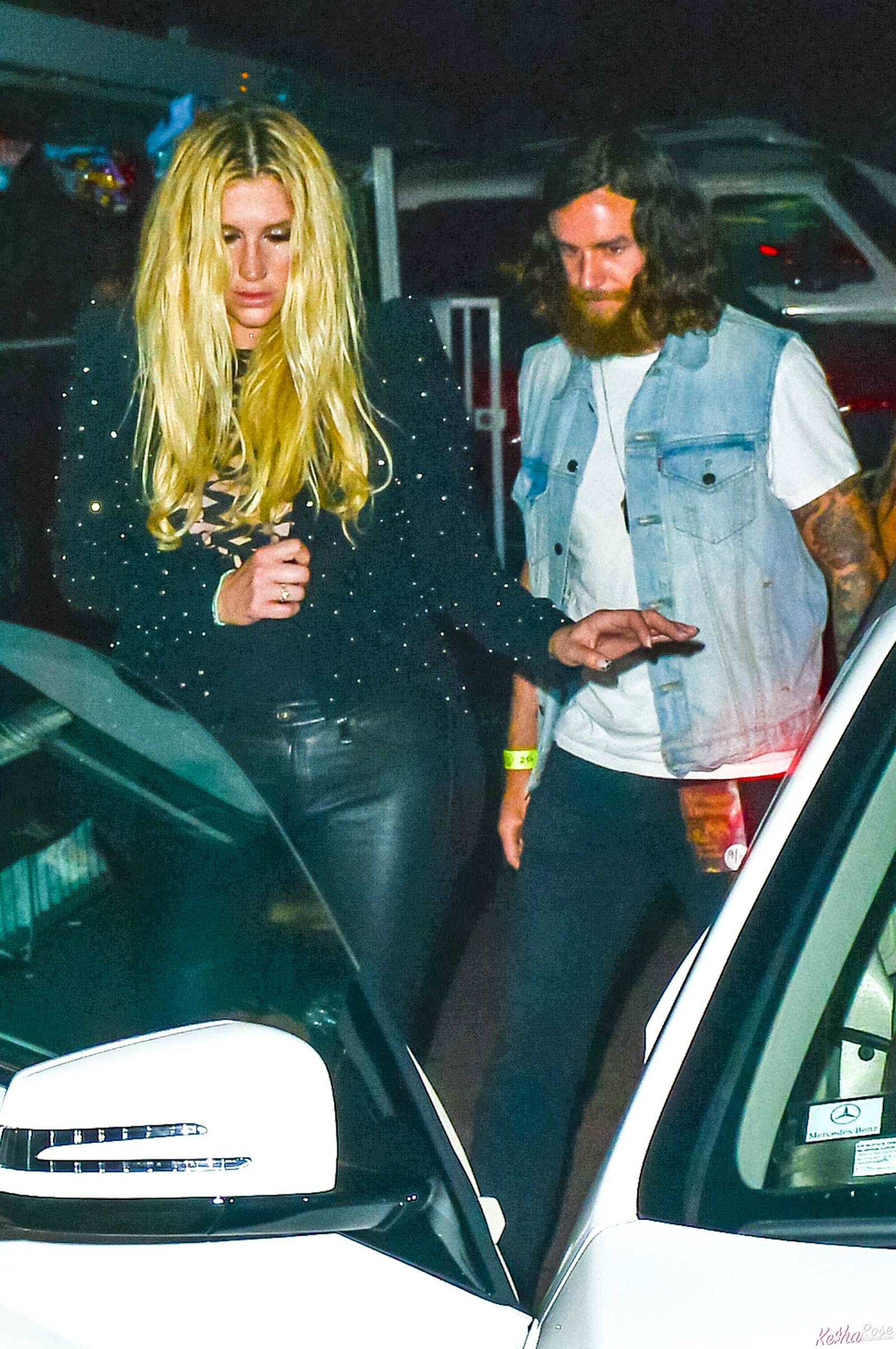 Kesha leaving The Roxy in Hollywood