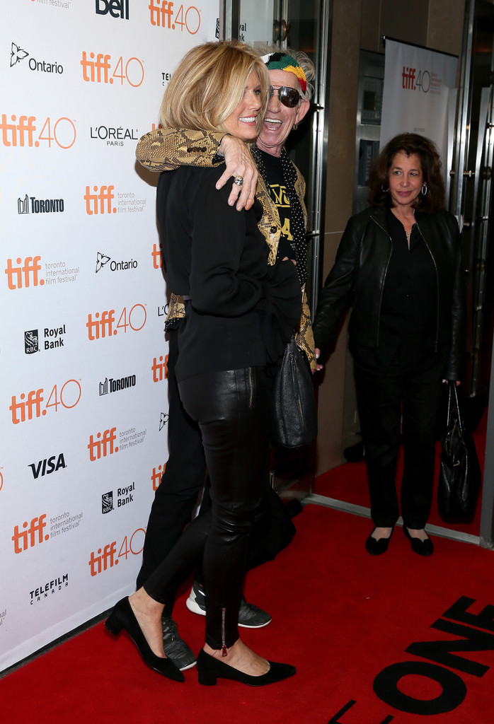 Patti Hansen attends the “Keith Richards: Under The Influence” premiere