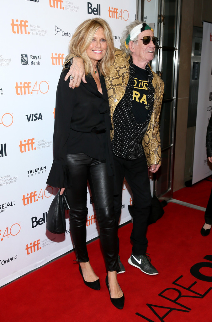Patti Hansen attends the “Keith Richards: Under The Influence” premiere