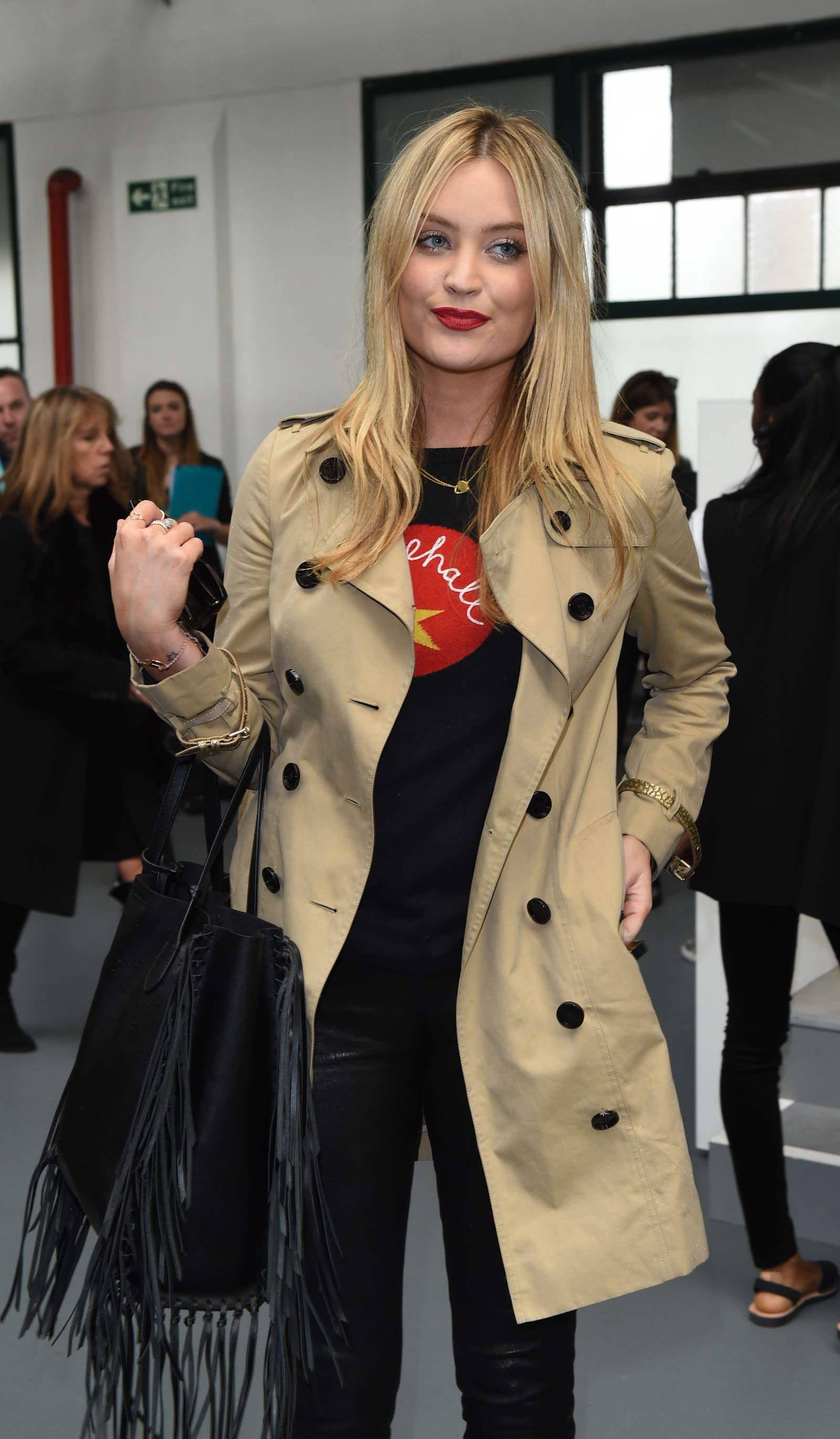 Laura Whitmore attends Eudon Choi show