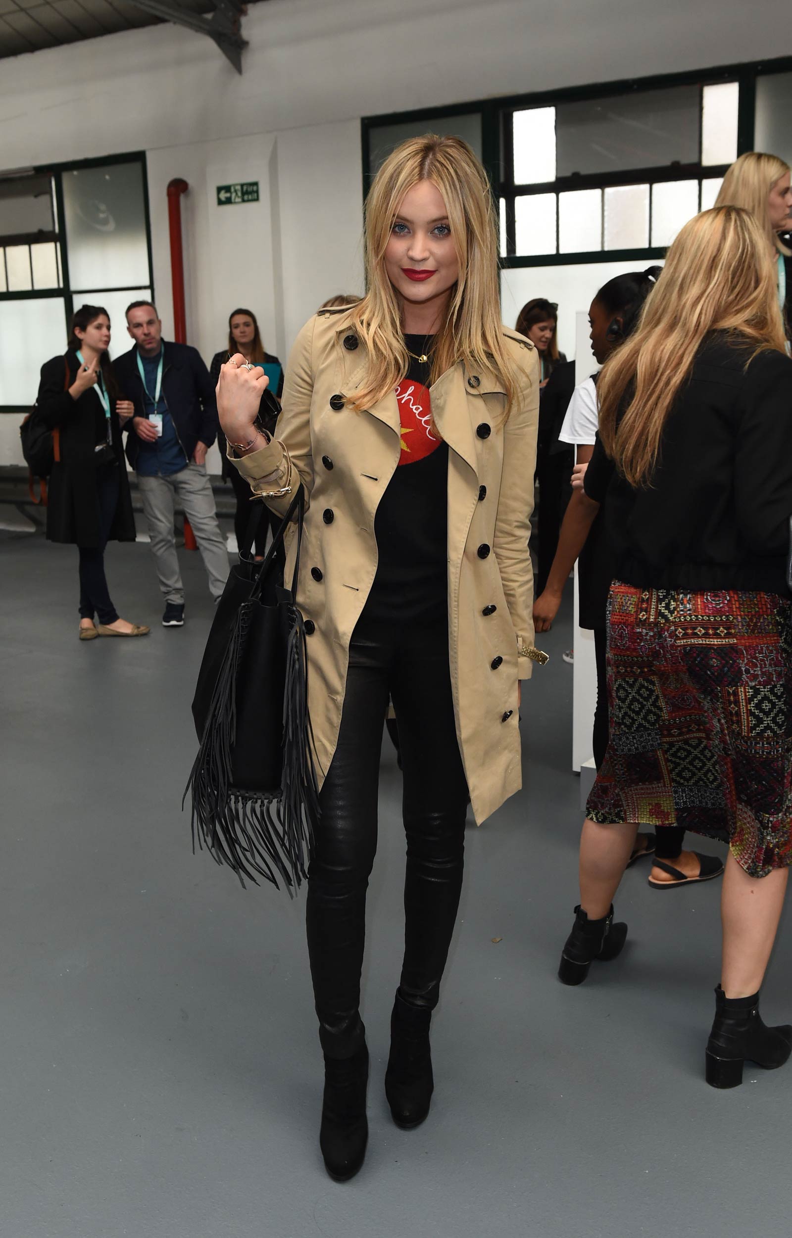 Laura Whitmore attends Eudon Choi show