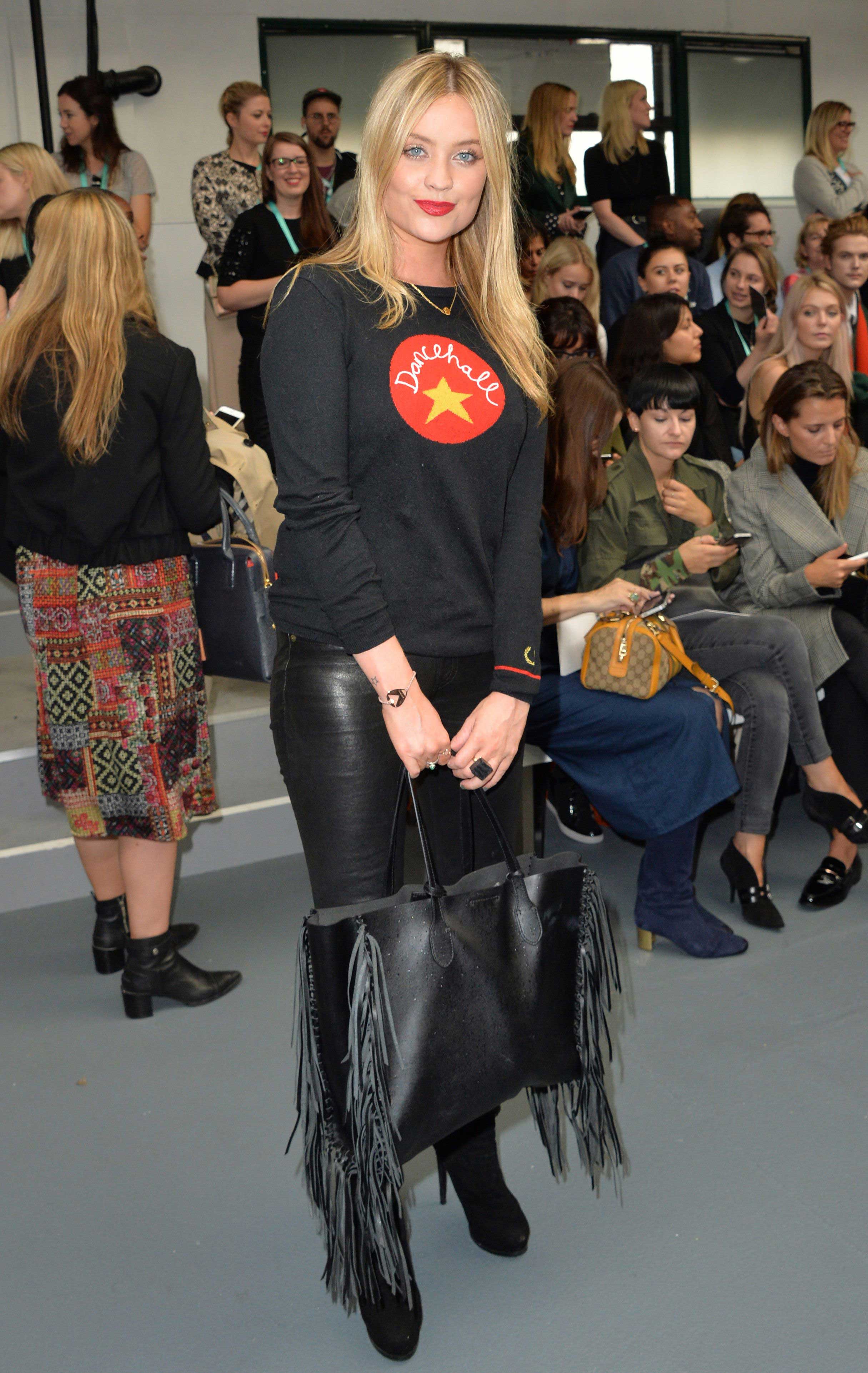 Laura Whitmore attends Eudon Choi show