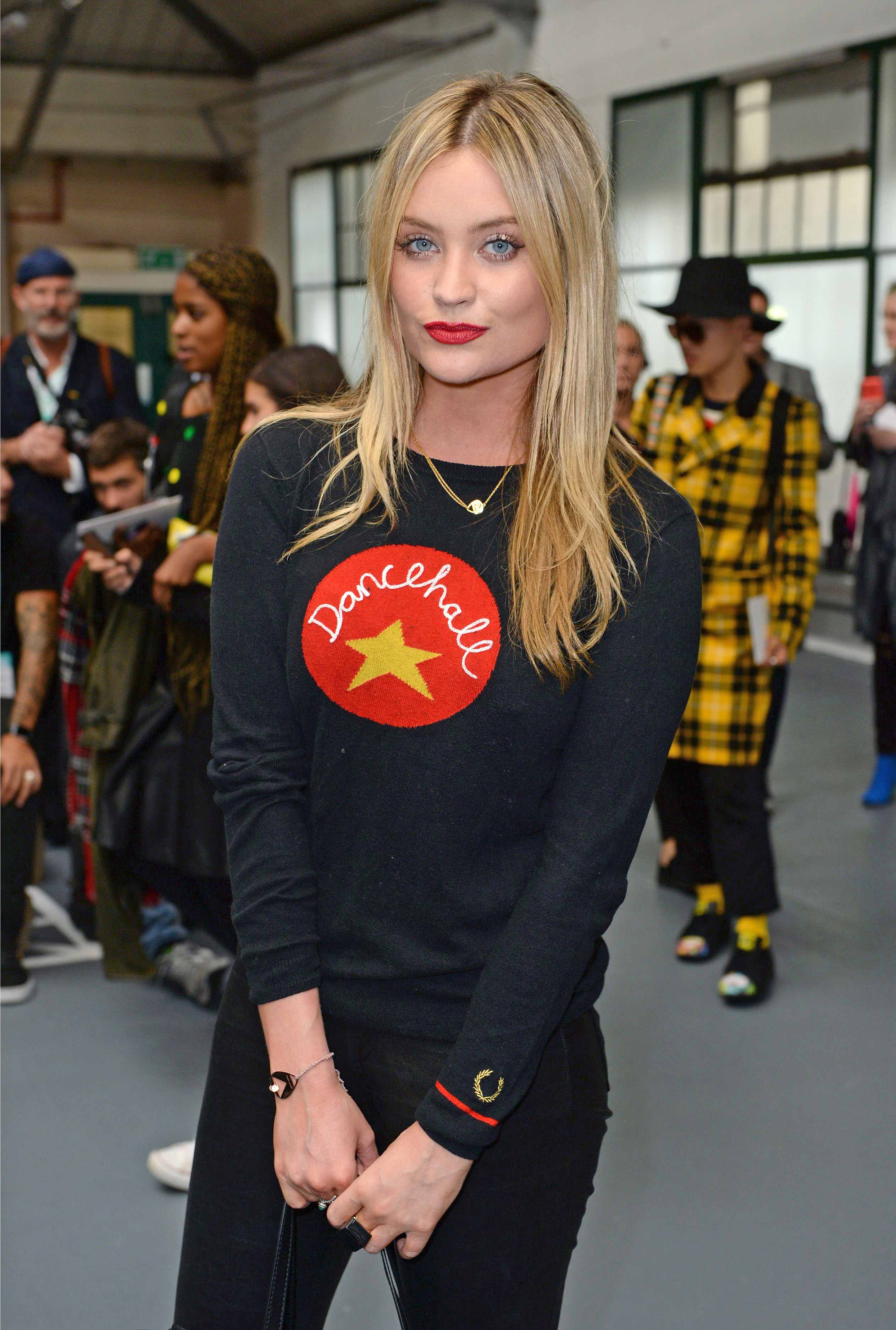 Laura Whitmore attends Eudon Choi show