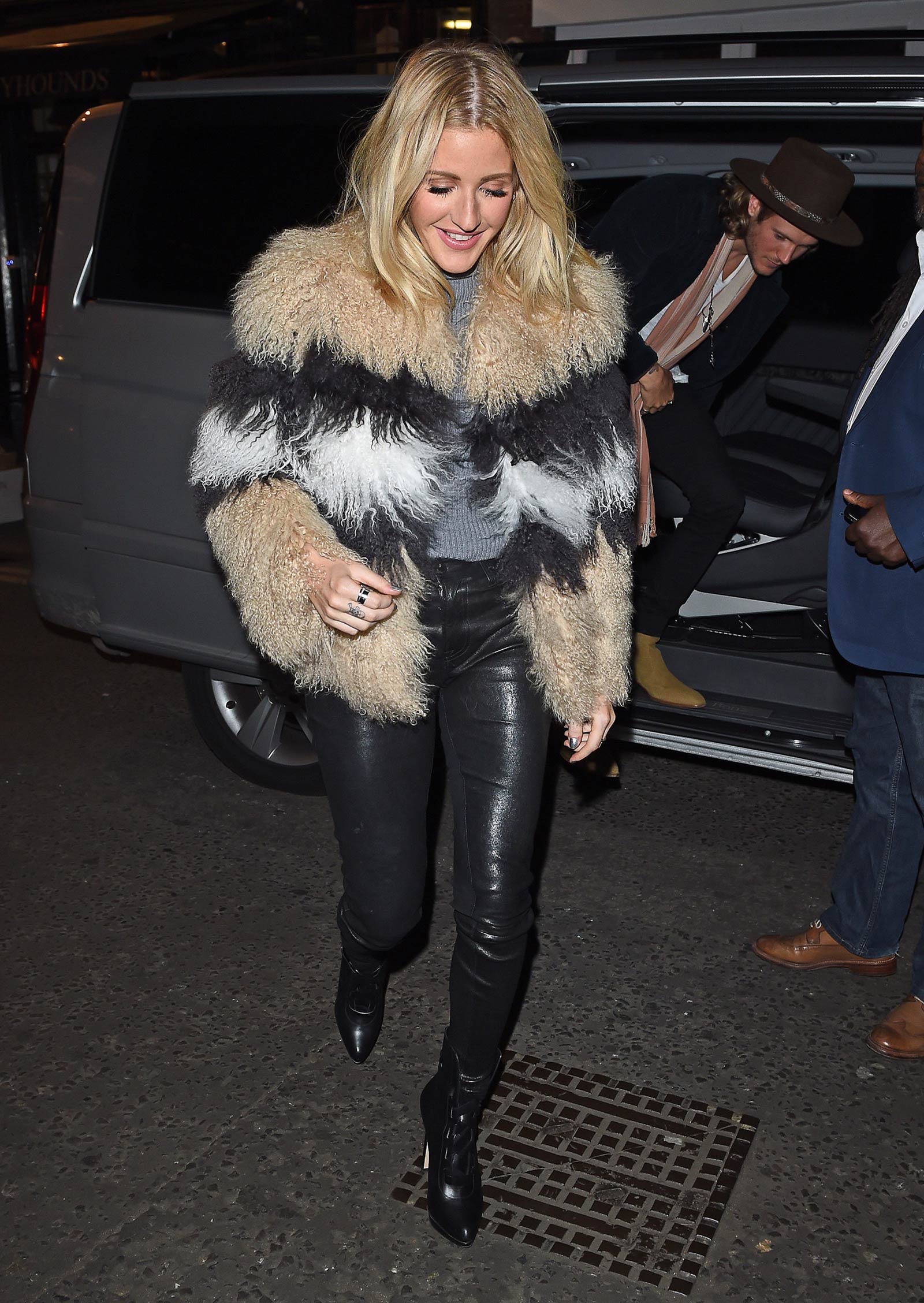 Ellie Goulding night out in London