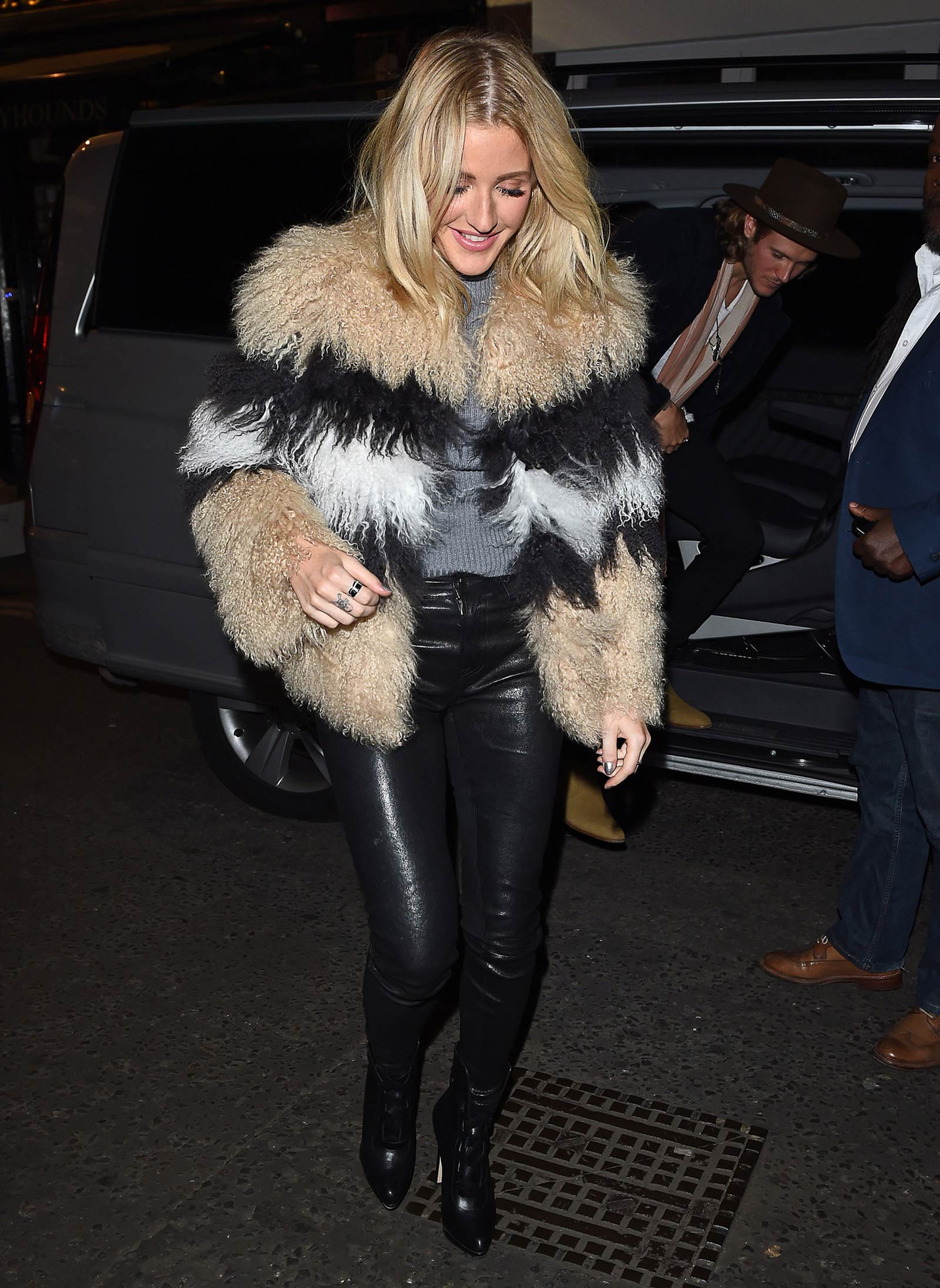 Ellie Goulding night out in London
