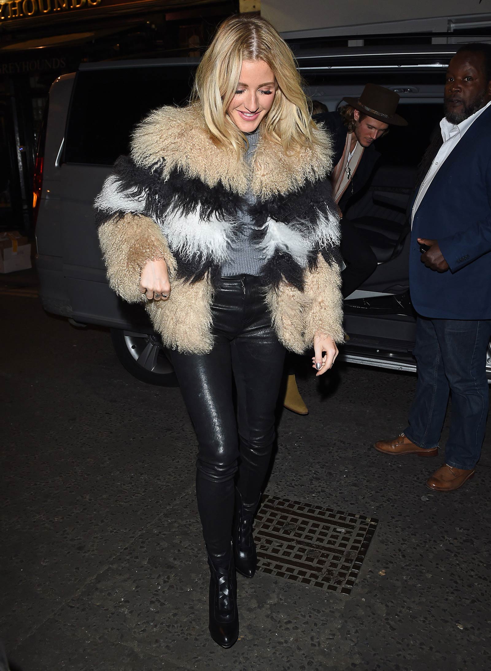 Ellie Goulding night out in London