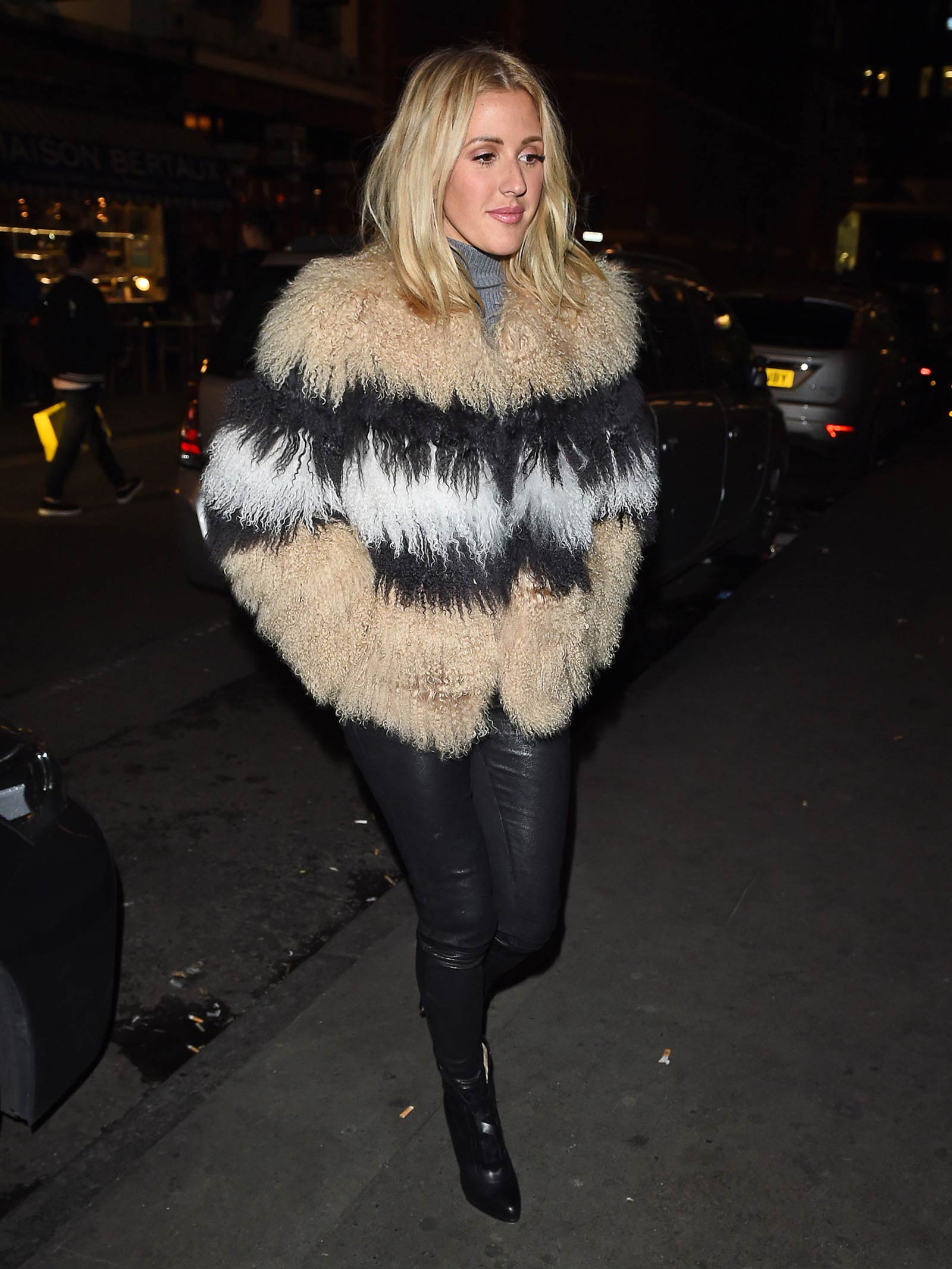 Ellie Goulding night out in London