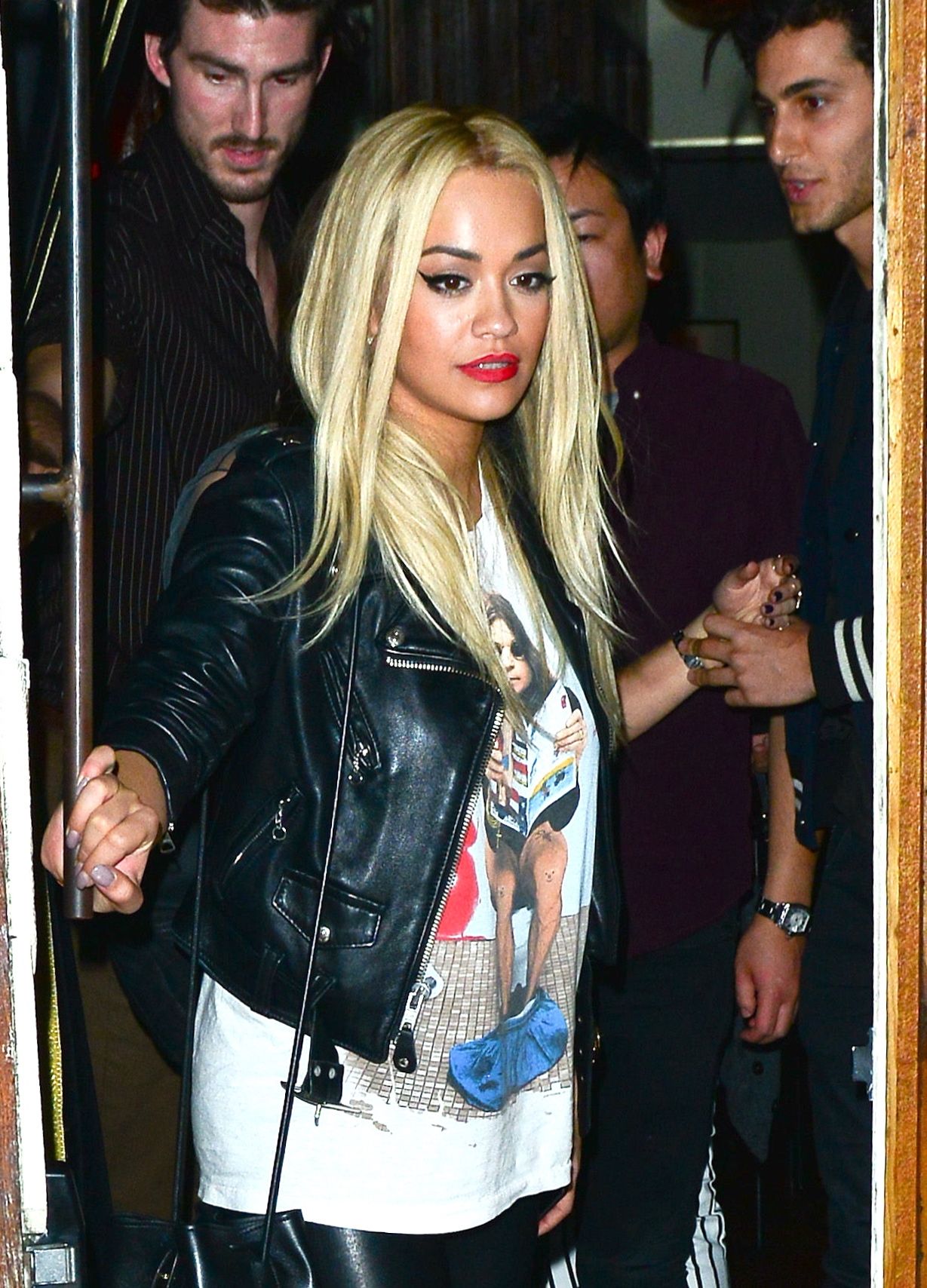 Rita Ora night out at Nice Guy in West Hollywood