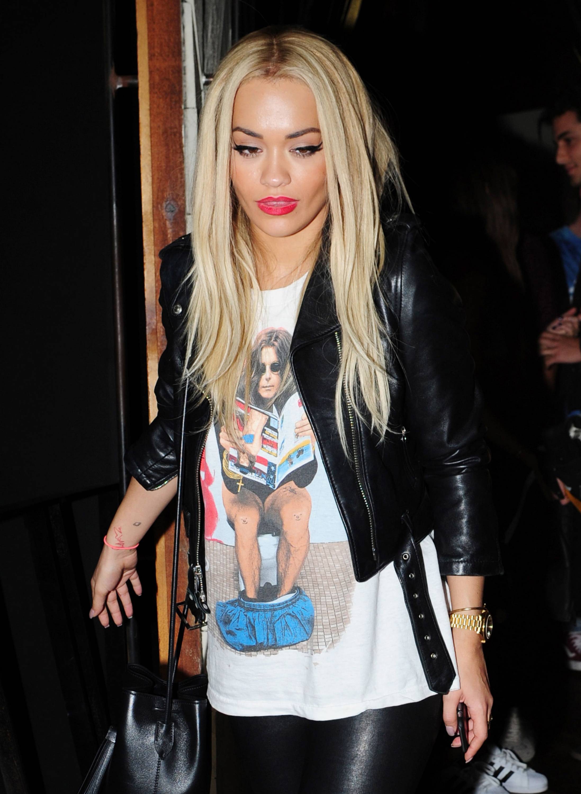 Rita Ora night out at Nice Guy in West Hollywood