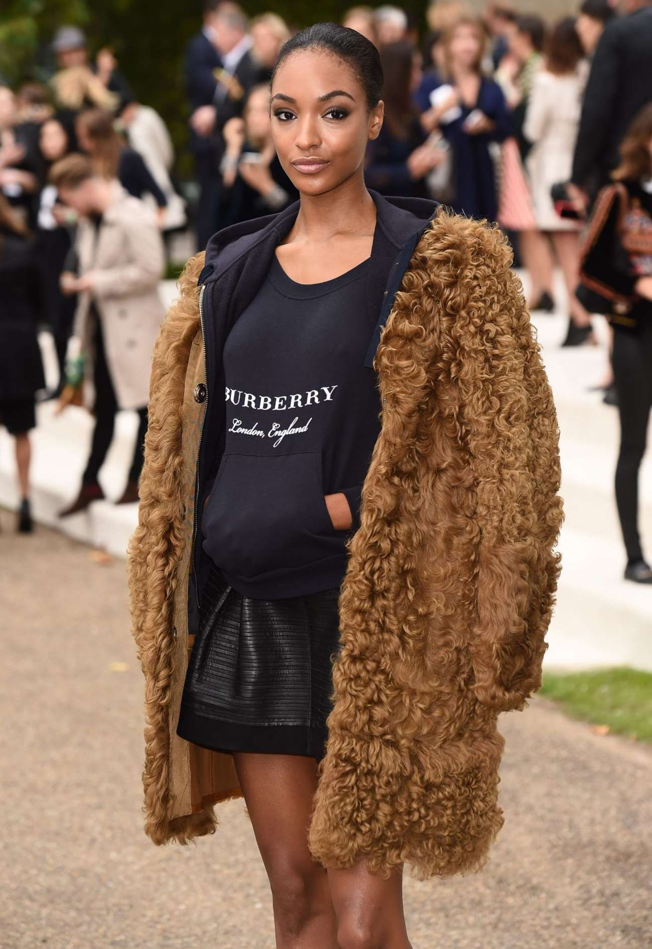 Jourdan Dunn attends Burberry Prorsum Fashion Show